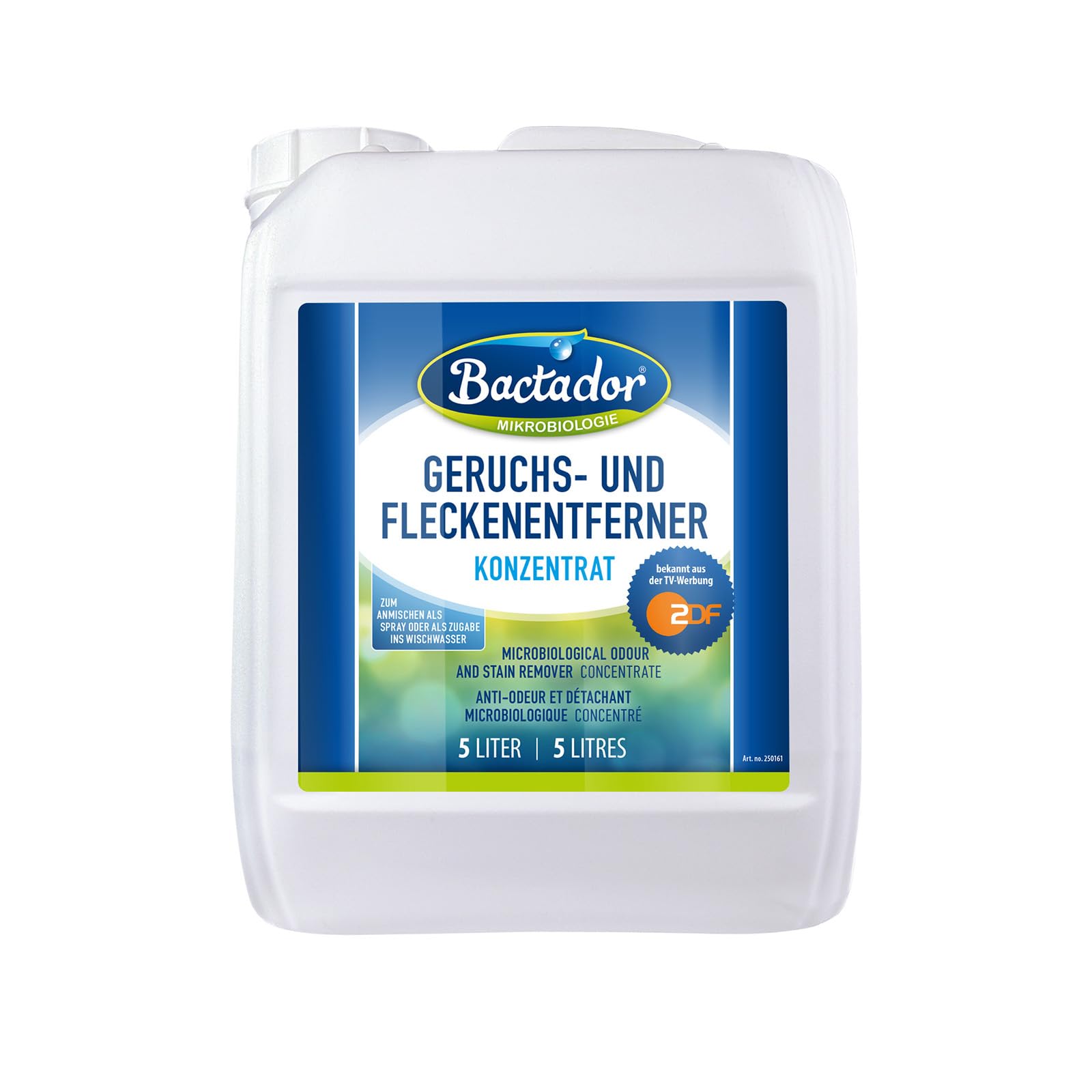 Bactador Enzymreiniger Konzentrat 1L - Geruchsentferner & Fleckenentferner - Mikrobiologischer Geruchsneutralisierer - Hundeurin / Katzenurin Entferner - Porentiefe Reinigung - Ergibt bis zu 50 Liter