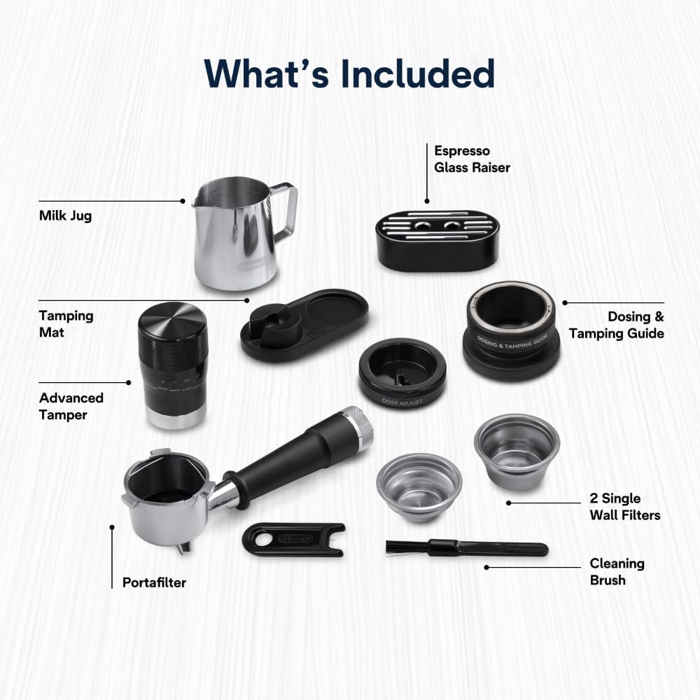 De'Longhi La Specialista Touch Espresso Machine with Grinder & Milk Frother – Cold Brew & Iced Coffee Maker, Burr Grinder, 10 Drink Presets, Compact Bean to Cup, Award-Winning Italian Design