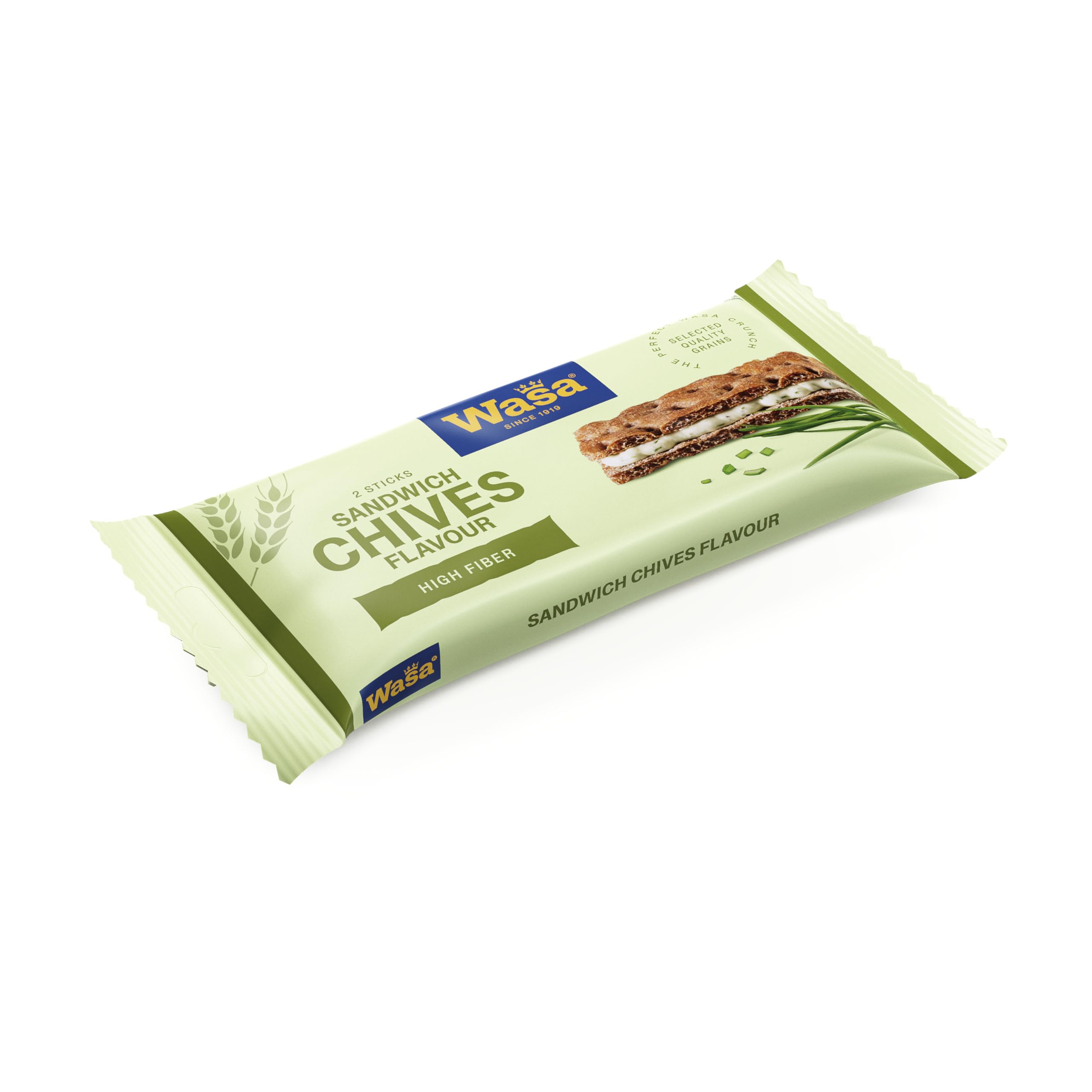 Wasa Knäckebrot Sandwich Tomato & Basil 40g I Knäckebrot-Snack aus Weizenmehl mit einer Füllung aus Käse, Getrockneten Tomaten & Basilikum, je 2 Sticks, Perfekt für unterwegs