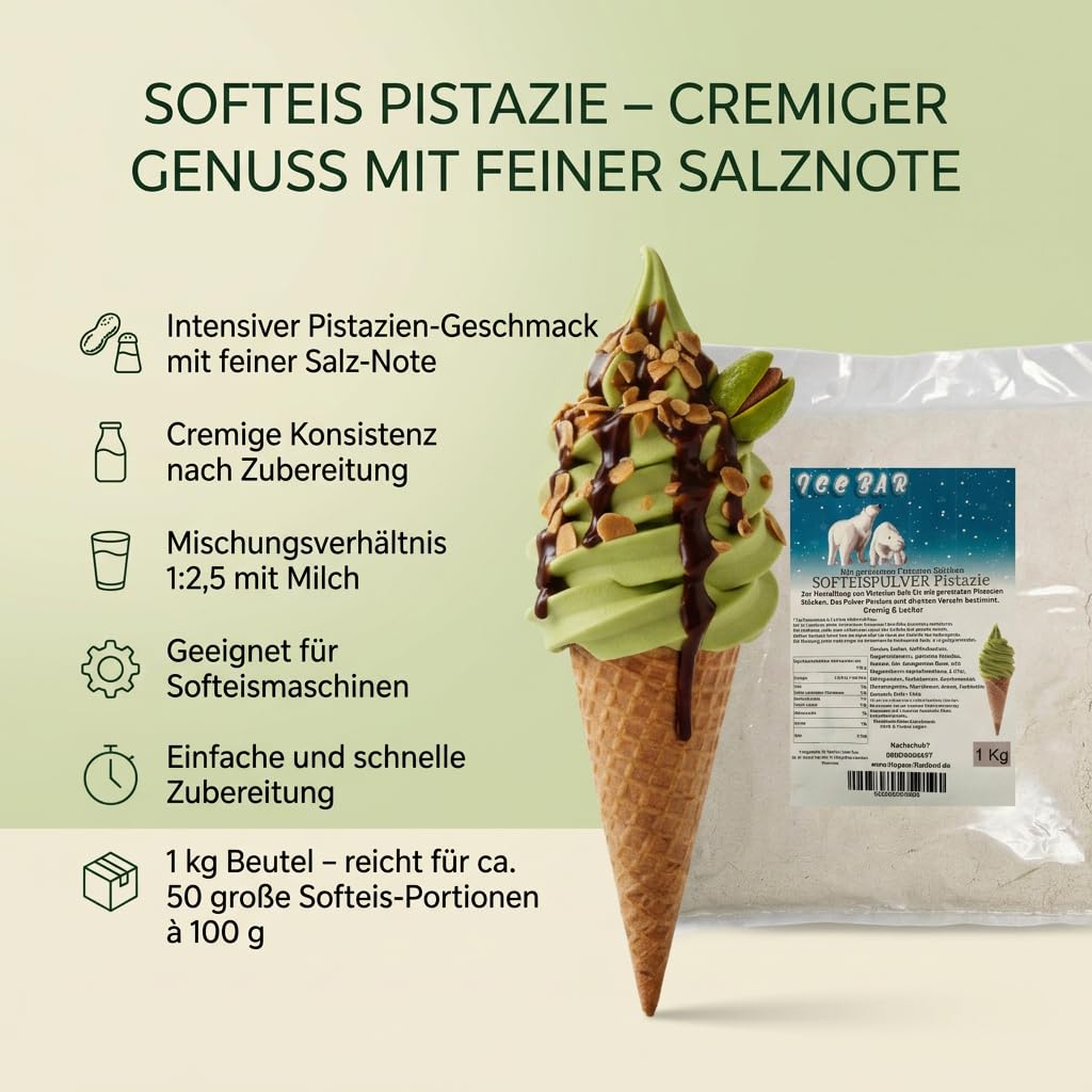 Ice Bär Softeispulver (Vanille)