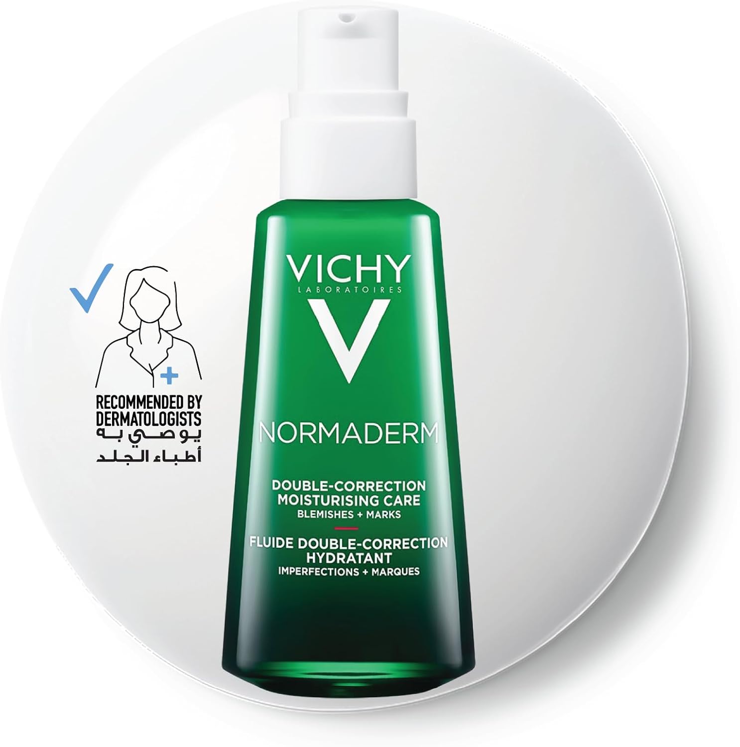 Vichy Normaderm Phytosolution Double Correction Daily Care Moisturiser for Oily & Acne Skin with Salicylic Acid 50ml