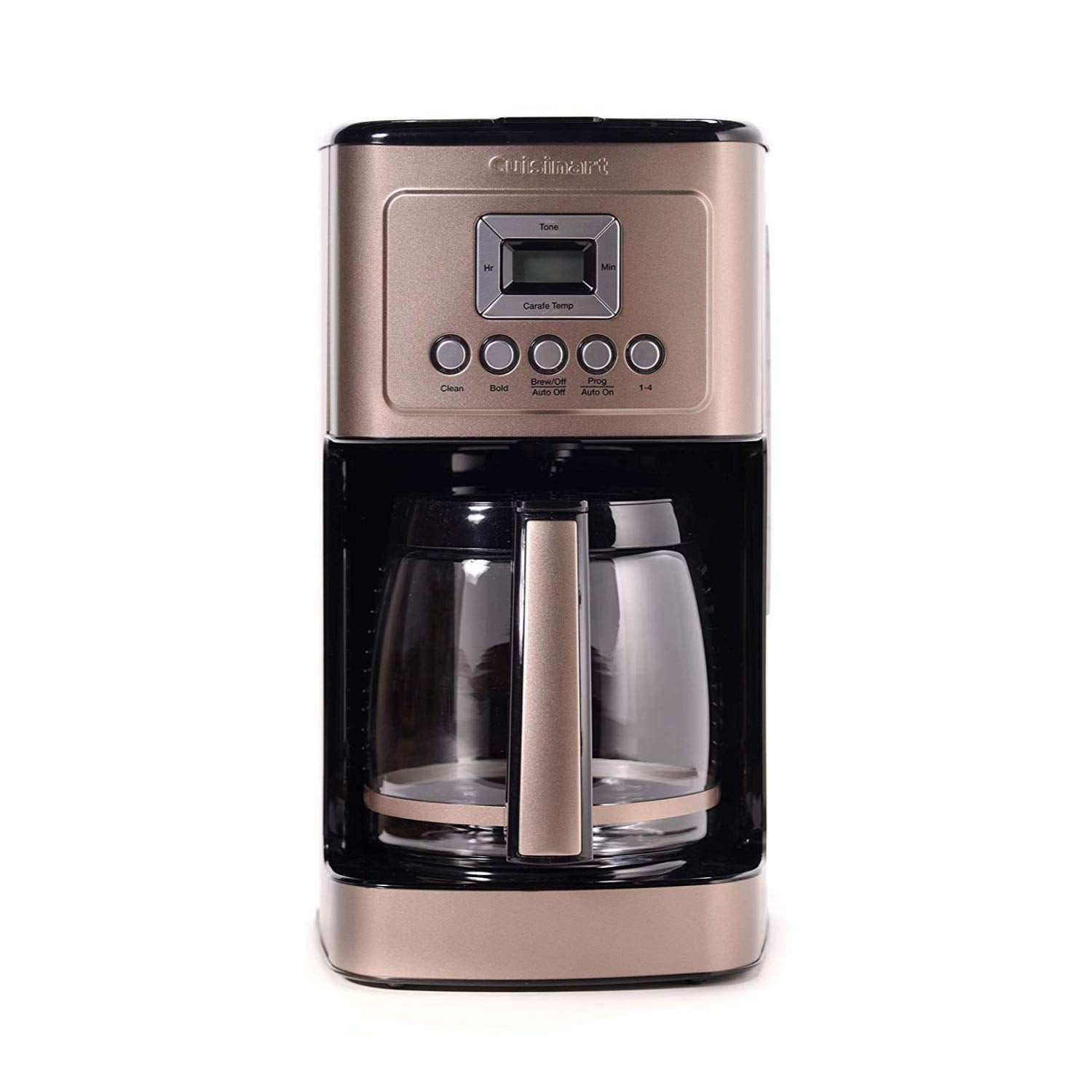Cuisinart 14-Cup Coffee Maker, Programmable PerfecTemp Glass Carafe Coffee Machine with 1-4 Cup Setting, Brew Strength Control and Pause, Stainless Steel, DCC-3200NAS