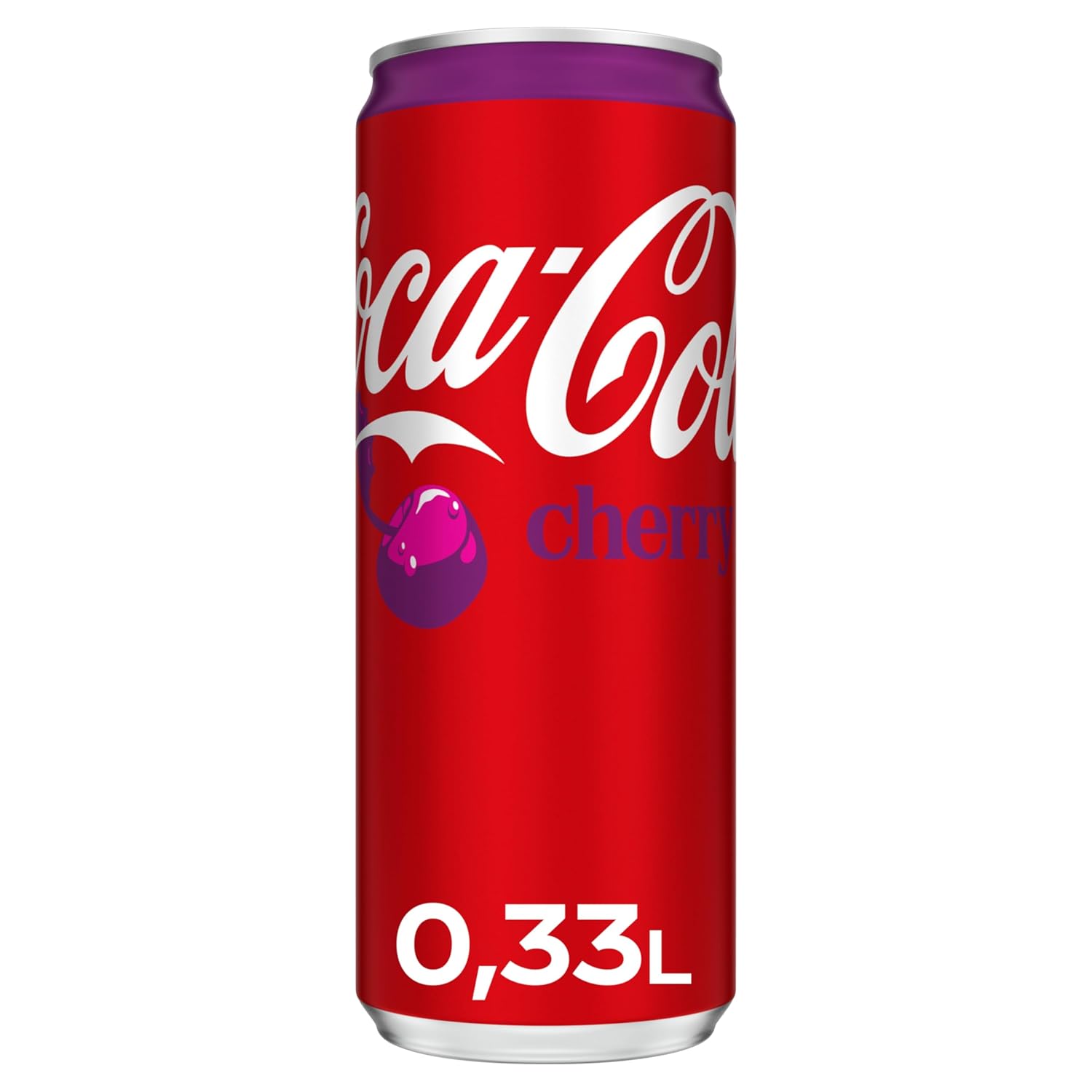 Coca-Cola Cherry - fruchtiges Erfrischungsgetränk mit Kirsch-Geschmack - koffeinhaltiger Softdrink in Einweg Dosen (24 x 330 ml)