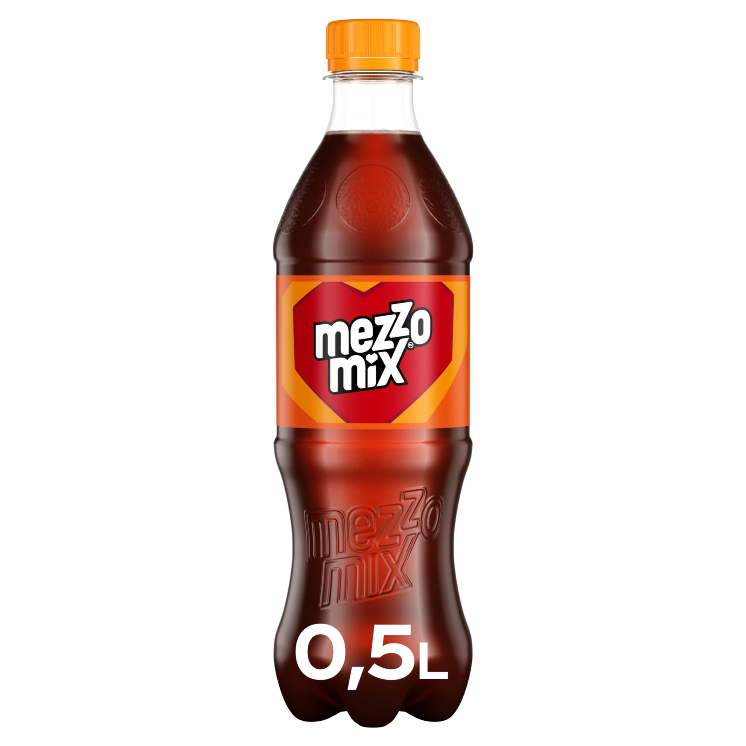 Mezzo Mix, Einzigartiges Mischgetränk aus Cola & Orange in praktischen Flaschen, EINWEG Flasche (12 x 500 ml)