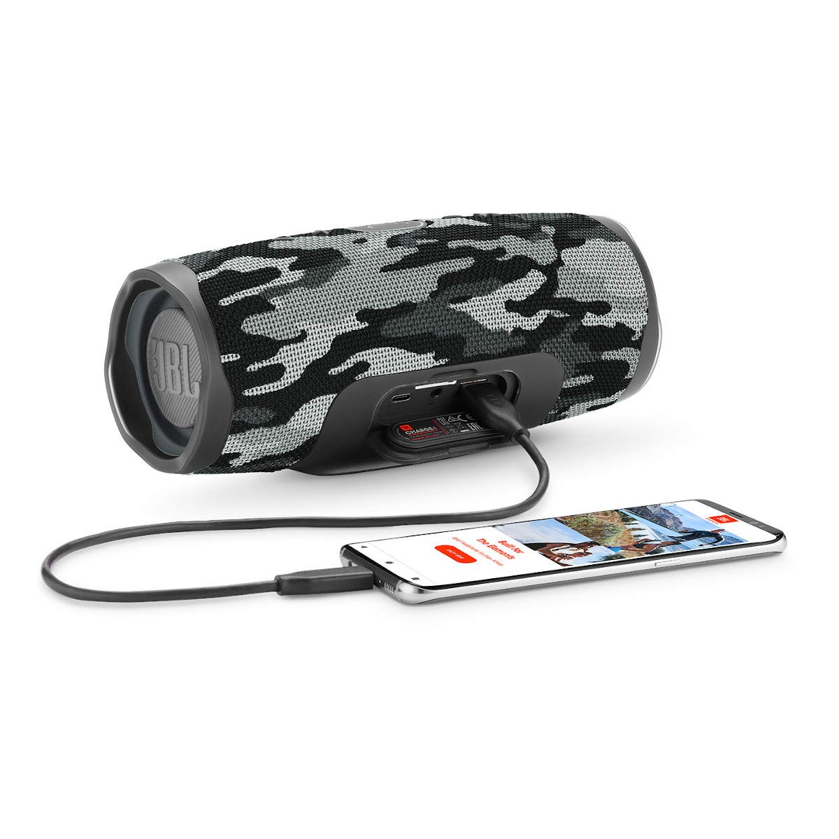 JBL Charge 4 - Waterproof Portable Bluetooth Speaker - Gray