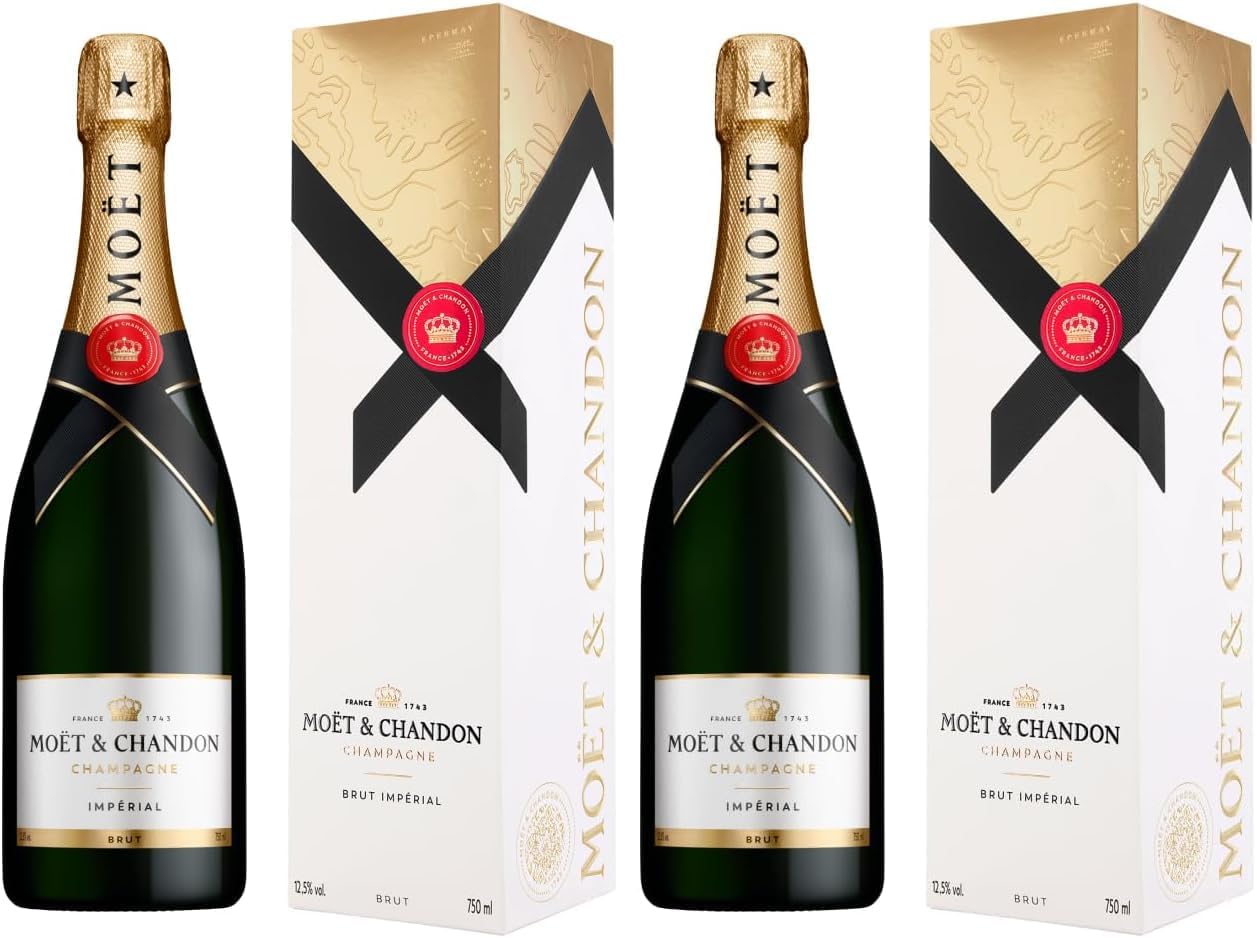 Moët & Chandon Impérial Brut Champagner, 75cl, in Geschenkbox | Ikone aus der Champagne | Elegant, frisch & fruchtig | Feine Perlage | Harmonische Balance