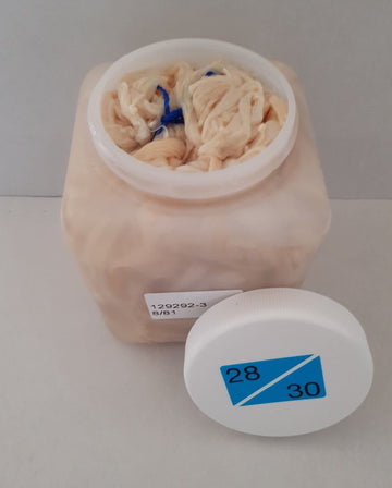 Hog casing caliber 28/30 91.4 meters ready to fill 1A in the tub top quality bratwurst casing