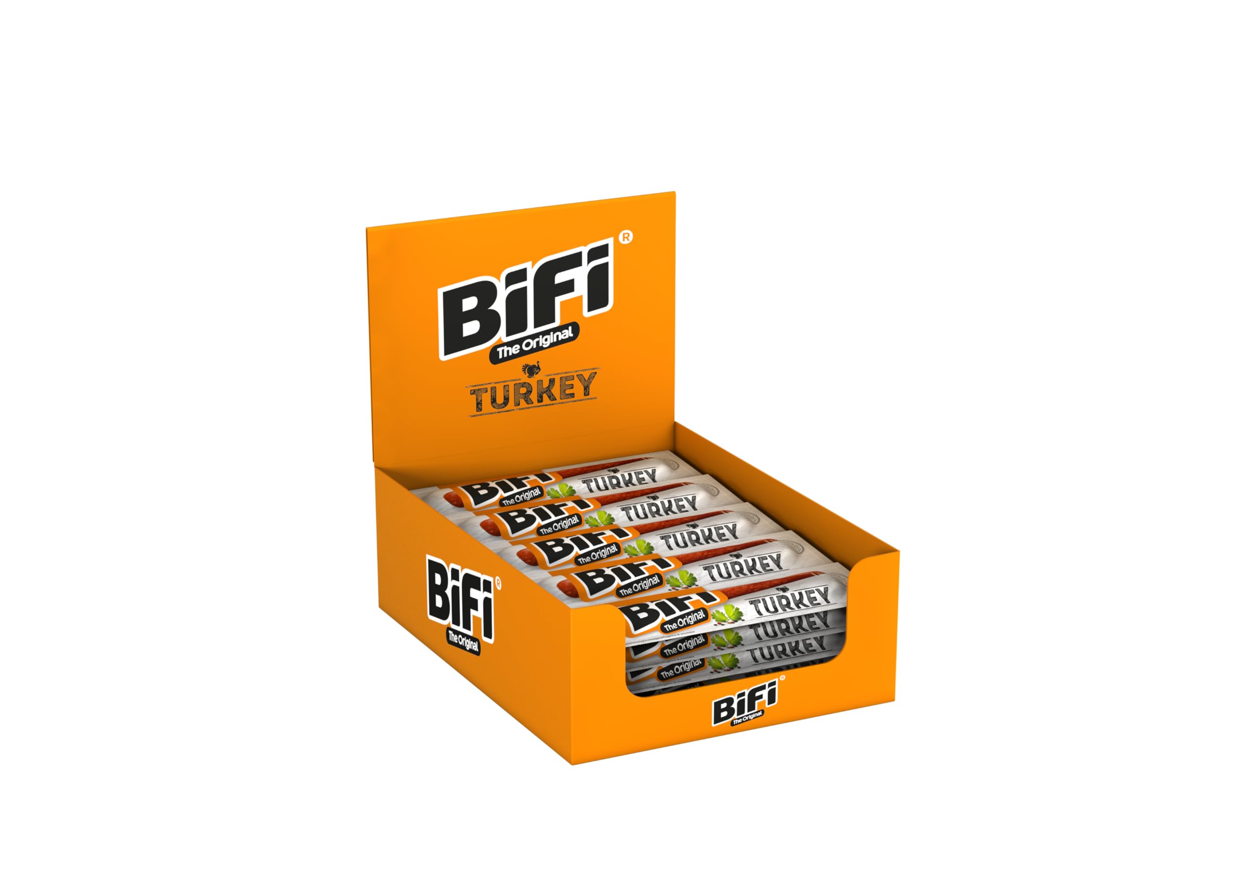 BiFi Chorizo XL Sticks - 20er Pack (20 x 26g) - Wurst Snack To Go - Luftgetrocknet Fleisch & Wurstwaren Paket - Chorizo fleischwurst mit Paprika, Chili und Knoblauch - Ideale Knabberbox - Wurstpaket