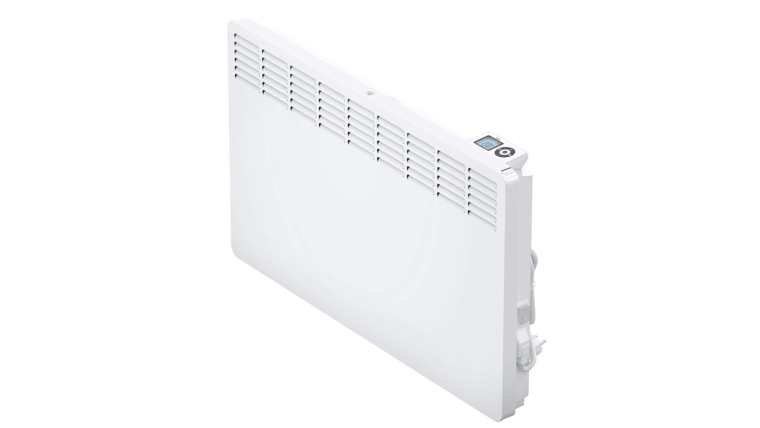 AEG Wandkonvektor WKL 505, Elektroheizung energiesparend, 500 W für ca. 6 m², LCD-Display, Wochenzeitschaltuhr, 236531
