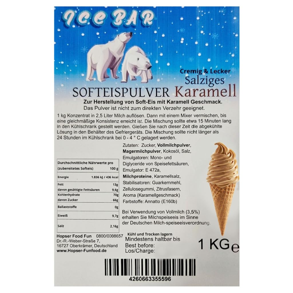 Ice Bär Softeispulver (Vanille)