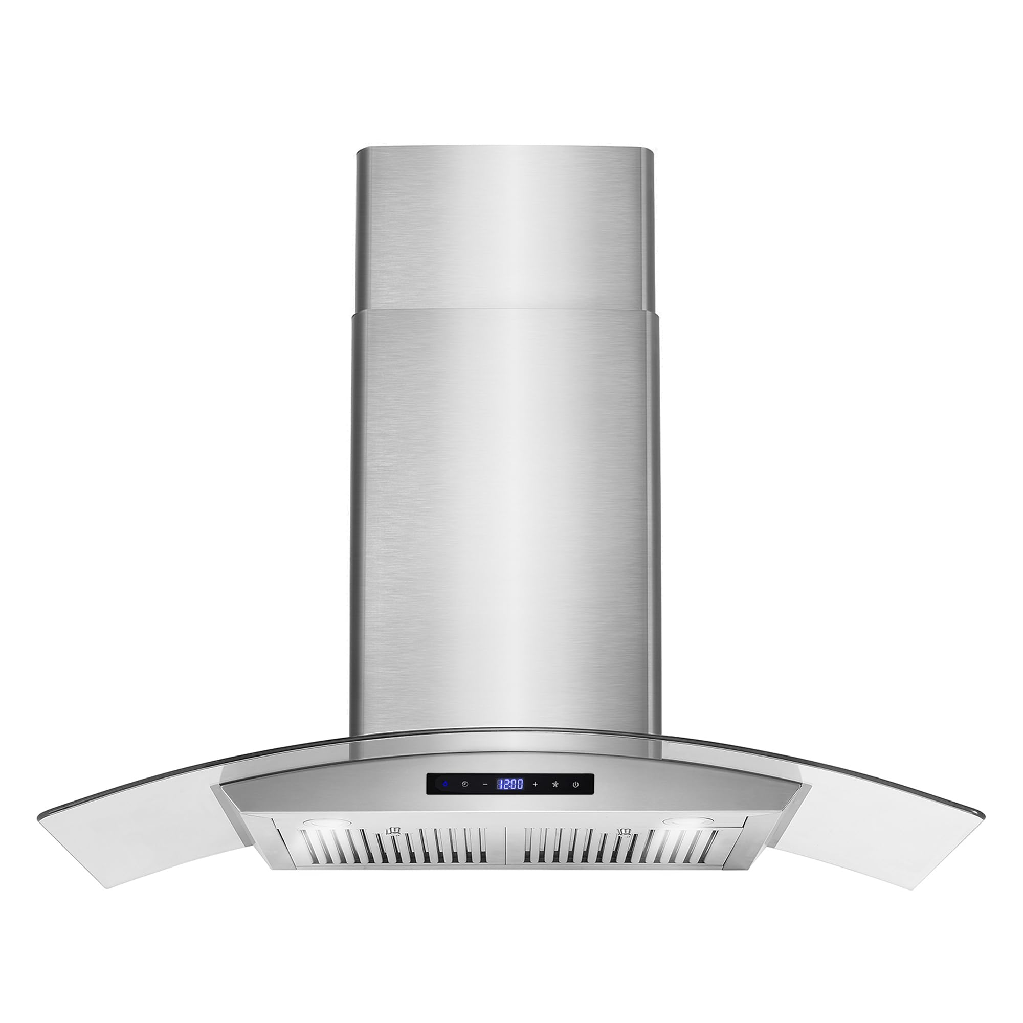 COSMO COS-668AS750 30 in. Vista Collection 380 CFM Ducted Wall Mount Range Hood, Touch Controls, LED Lights, Stainless Steel
