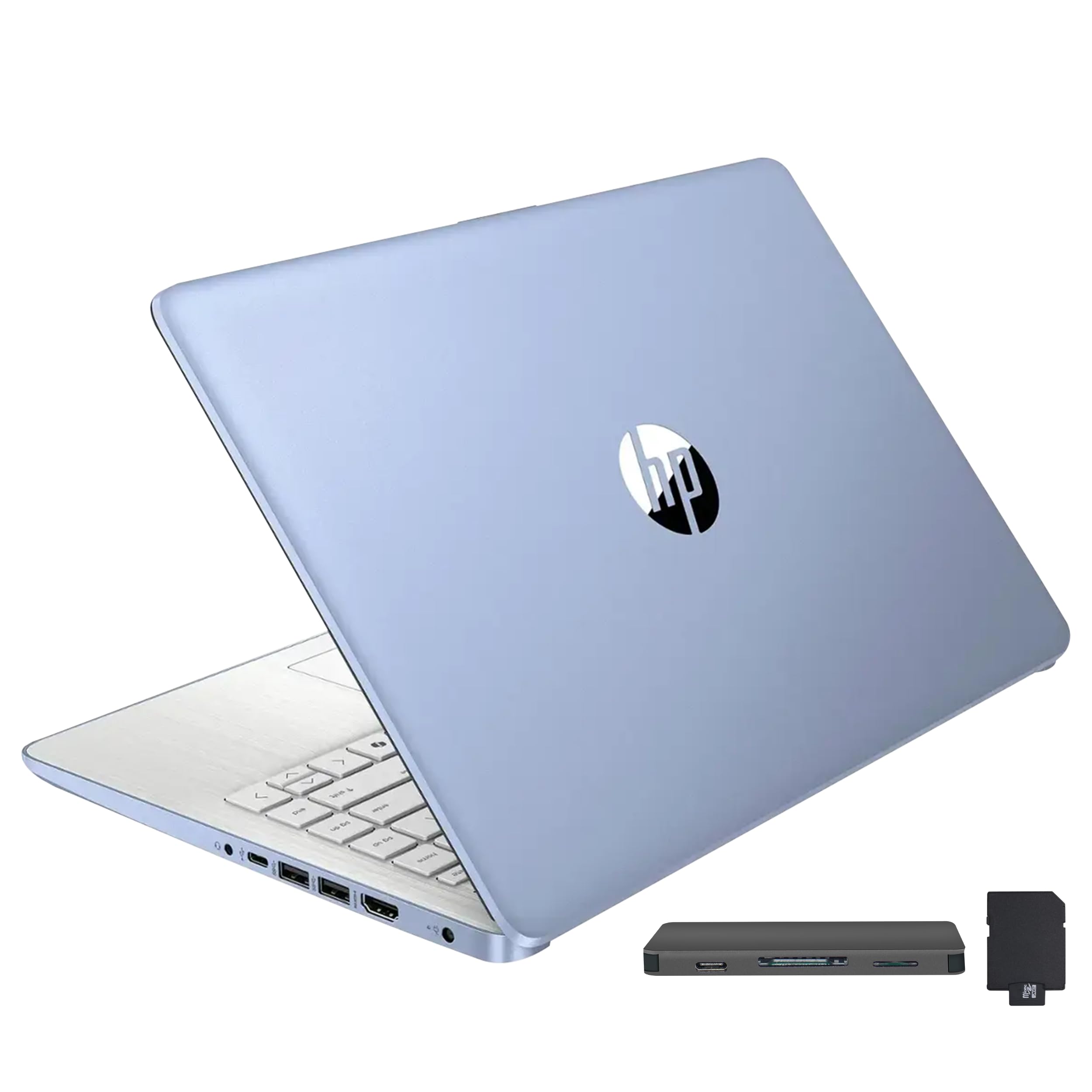 HP Stream 14" HD BrightView Laptop, Intel Celeron N4120, 16GB RAM, 288GB Storage (128GB UFS + 160GB Docking Station Set), Intel UHD Graphics, 720p Webcam, Wi-Fi, 1 Year Office 365, Win 11S, Silver