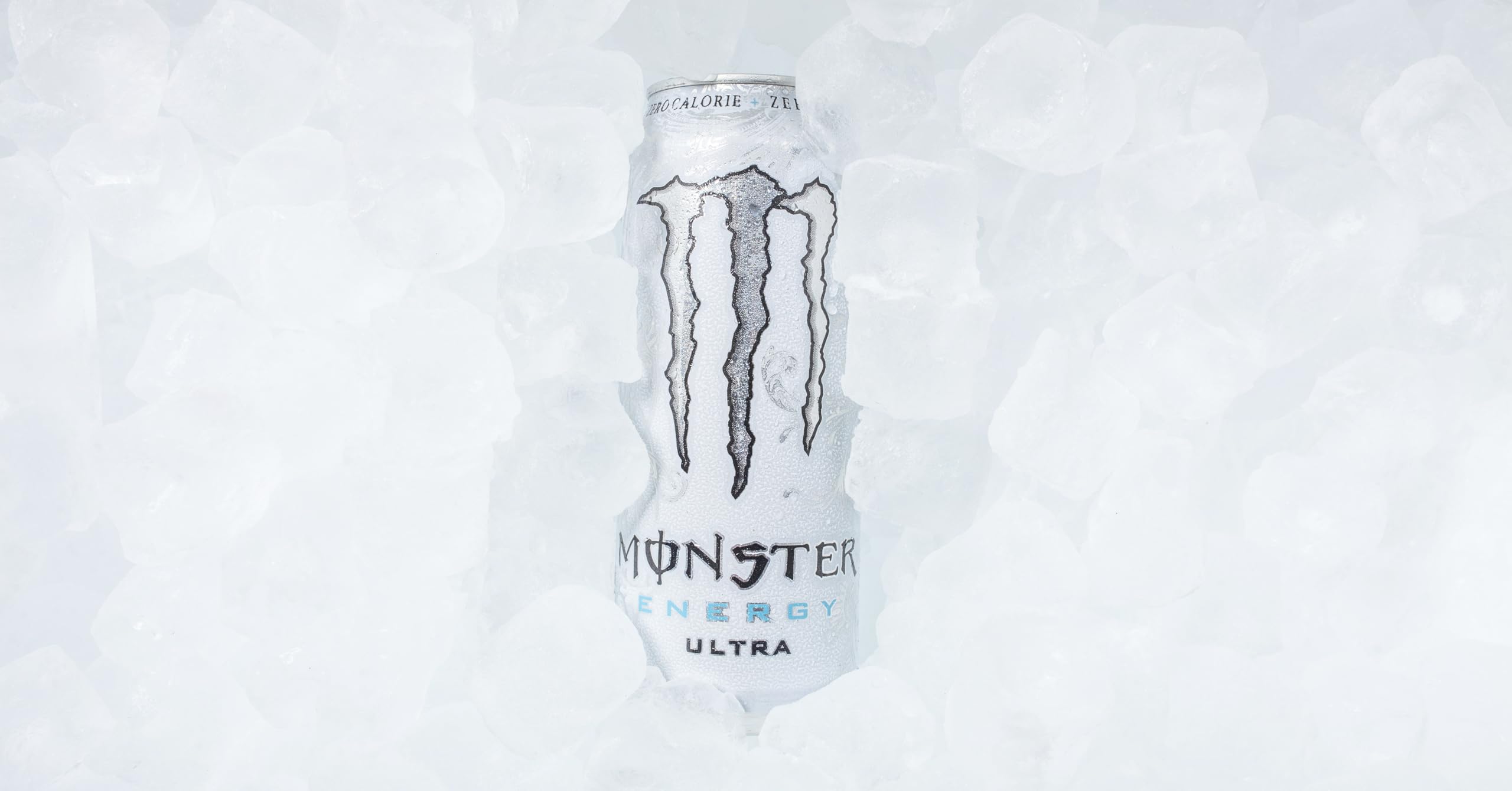 Monster Energy Ultra White - koffeinhaltiger Energy Drink mit sanftem Zitrus-Geschmack - ohne Zucker und ohne Kalorien - in praktischen Einweg Dosen (12 x 500 ml)