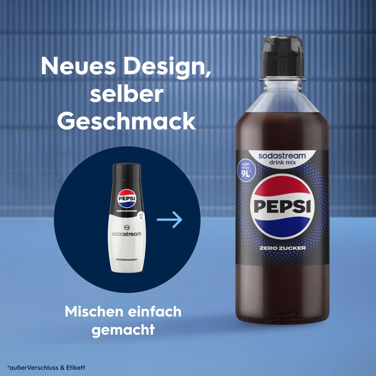 SodaStream Sirup 3x Pepsi Zero Zucker - 1x Flasche ergibt 9 Liter Fertiggetränk, Sekundenschnell zubereitet und immer frisch, 440 ml