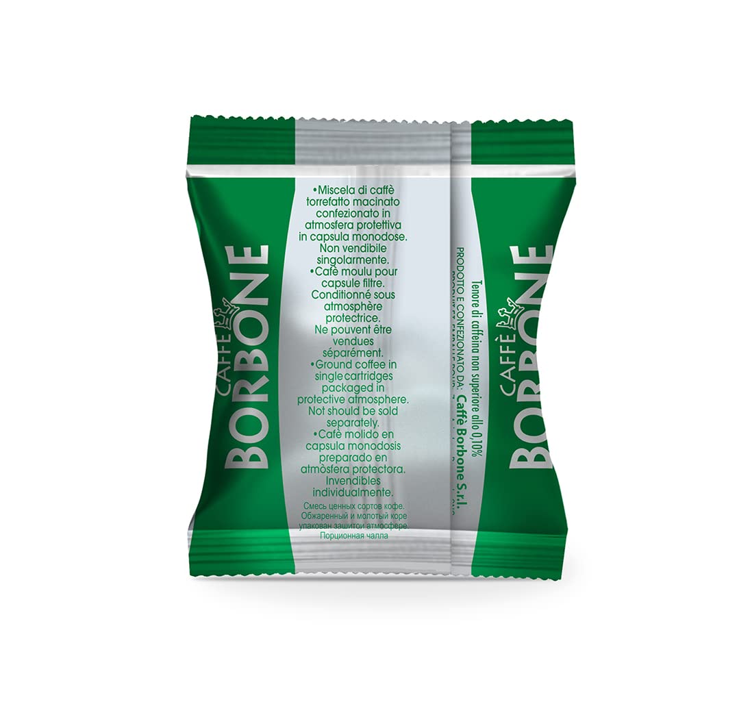 Caffè Borbone Respresso, Blaue Kaffeemischung - 100 Kapseln - Kompatibel mit Nespresso®* Haushalts-Espressomaschinen