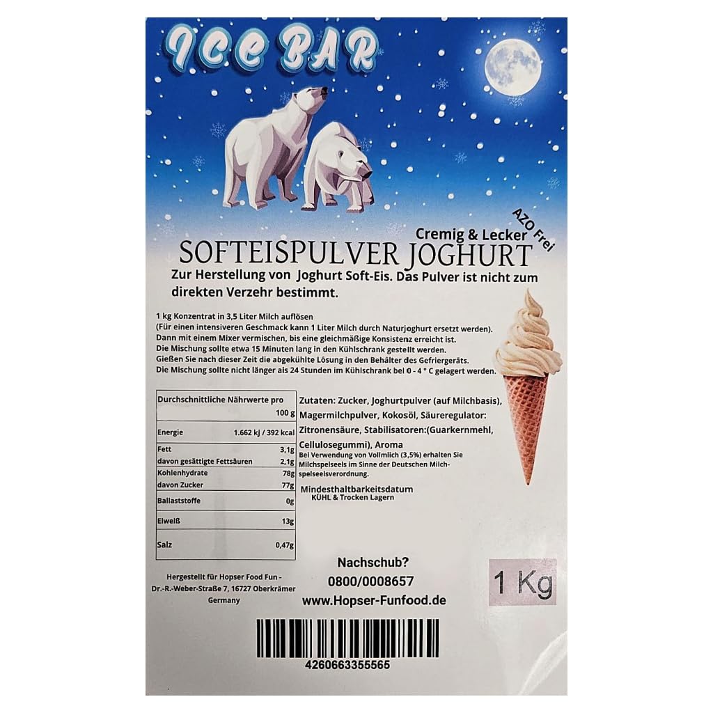 Ice Bär Softeispulver (Vanille)