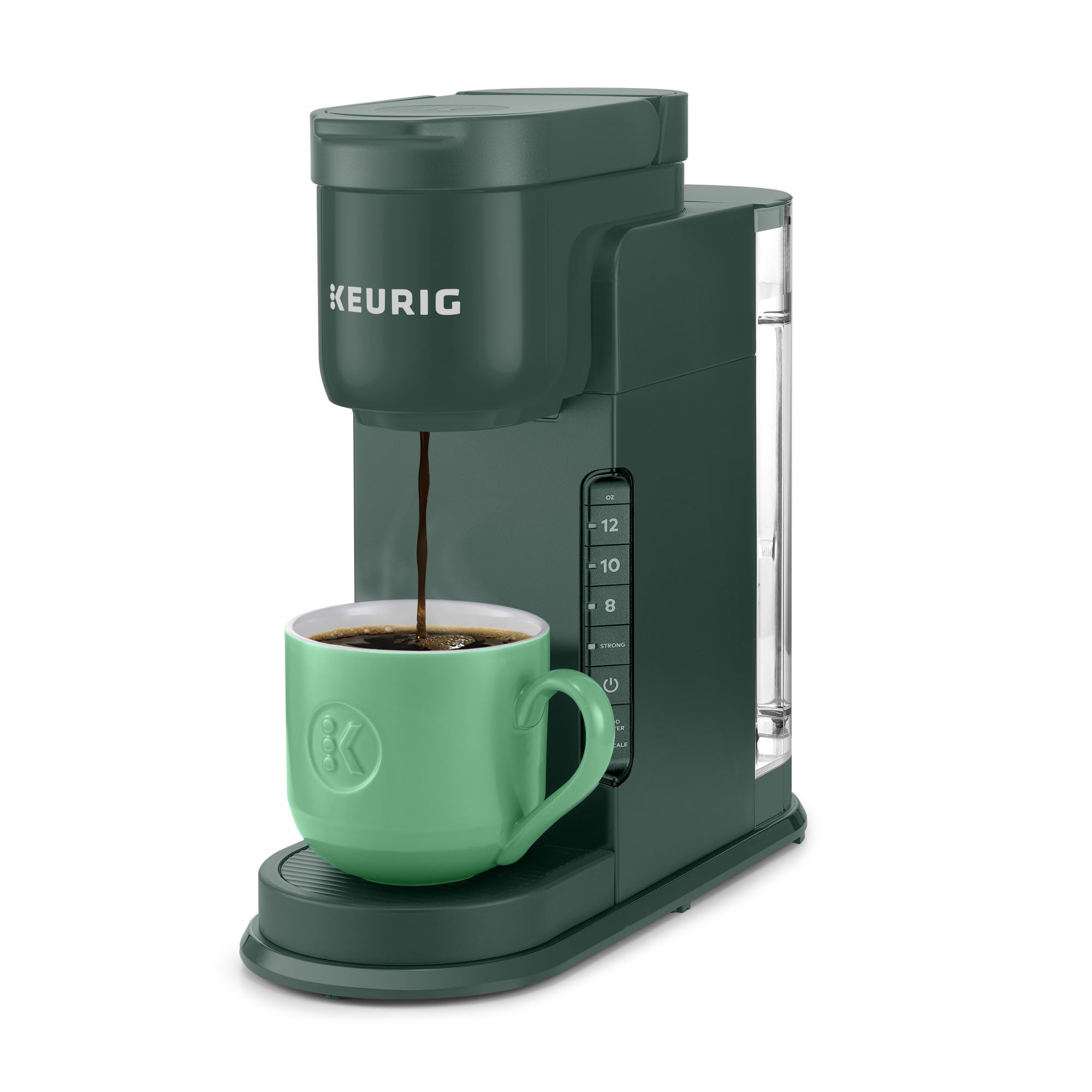 Keurig K-Express Single Serve K-Cup Pod Coffee Maker, 3 Brew Sizes, Strong Button Feature, 42oz Removable Reservoir, Warm Stone