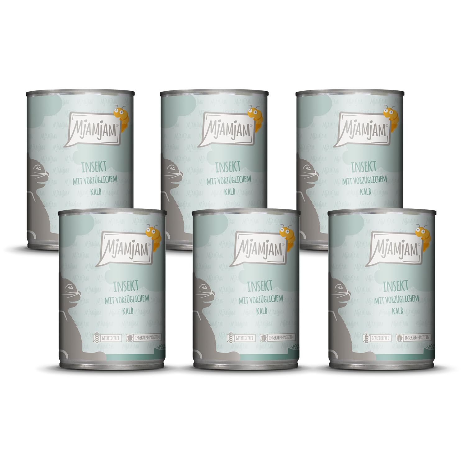 MjAMjAM - Premium Nassfutter für Katzen - saftiges Huhn an leckeren Möhrchen, 6er Pack (6 x 400 g), getreidefrei mit extra viel Fleisch