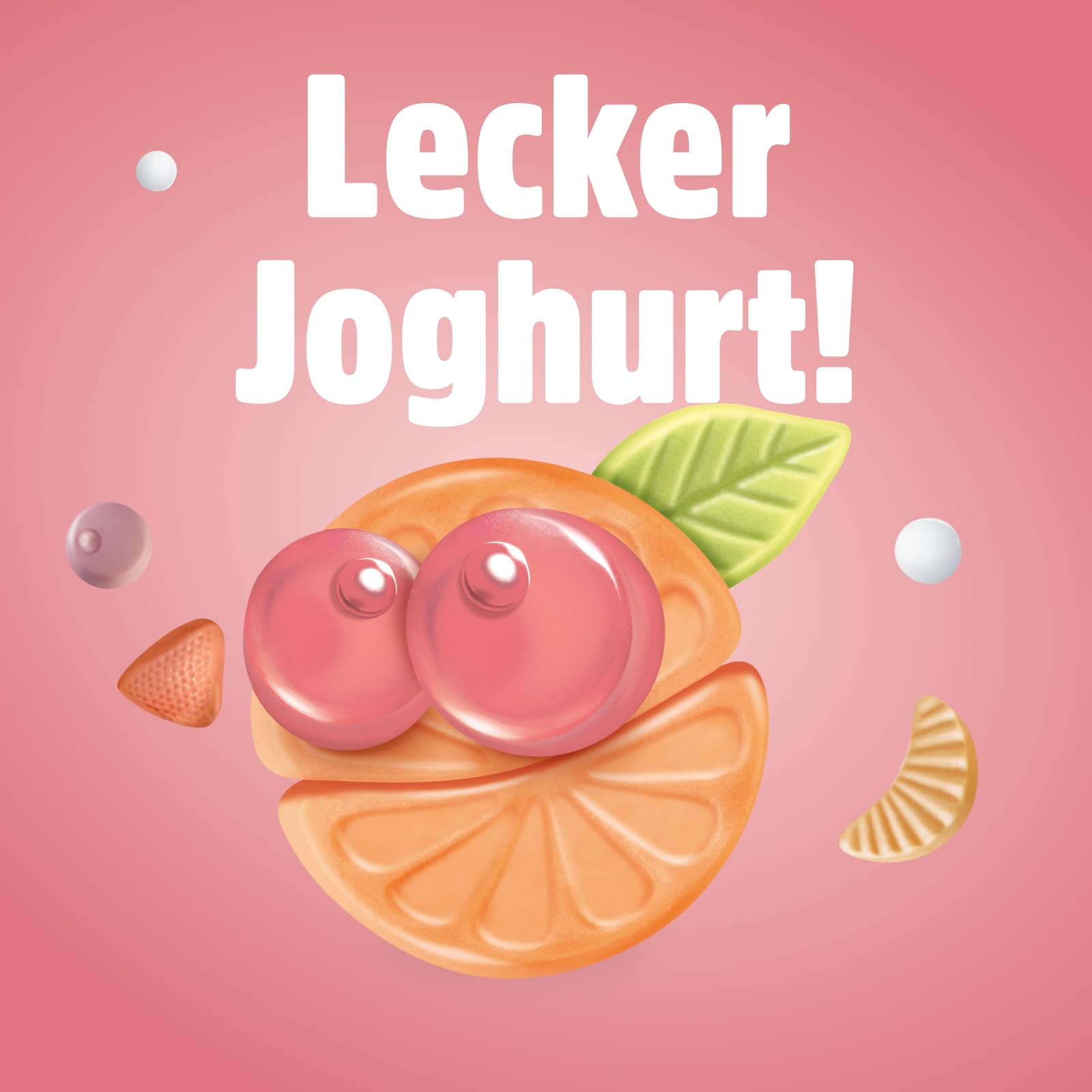 nimm2 Lachgummi – 1 x 376 g Maxi Pack – Fruchtgummi mit Fruchtsaft und Vitaminen – Süßigkeit in sechs Geschmacksrichtungen