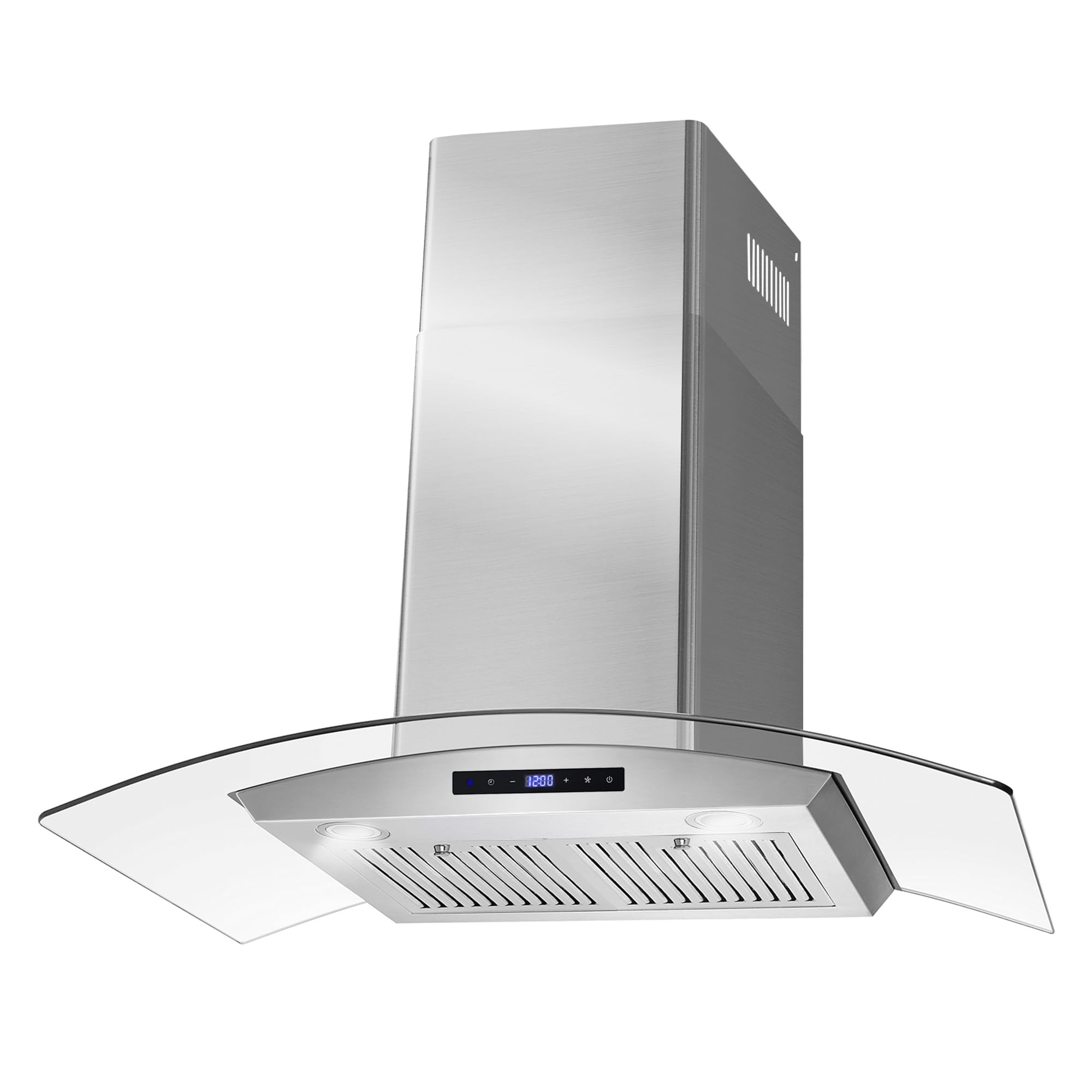 COSMO COS-668AS750 30 in. Vista Collection 380 CFM Ducted Wall Mount Range Hood, Touch Controls, LED Lights, Stainless Steel