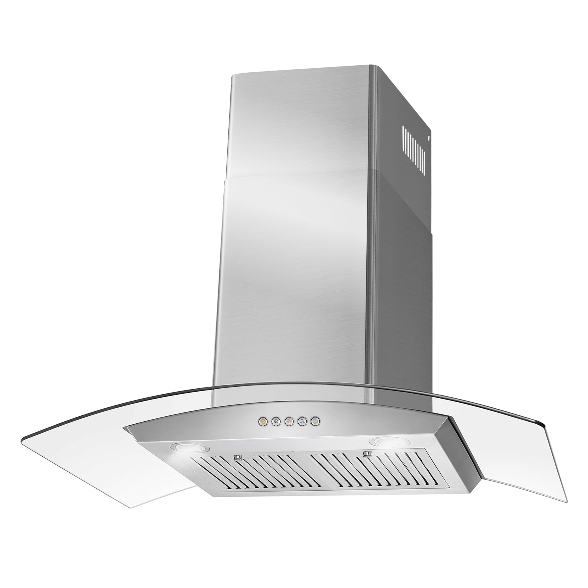 COSMO COS-668AS750 30 in. Vista Collection 380 CFM Ducted Wall Mount Range Hood, Touch Controls, LED Lights, Stainless Steel