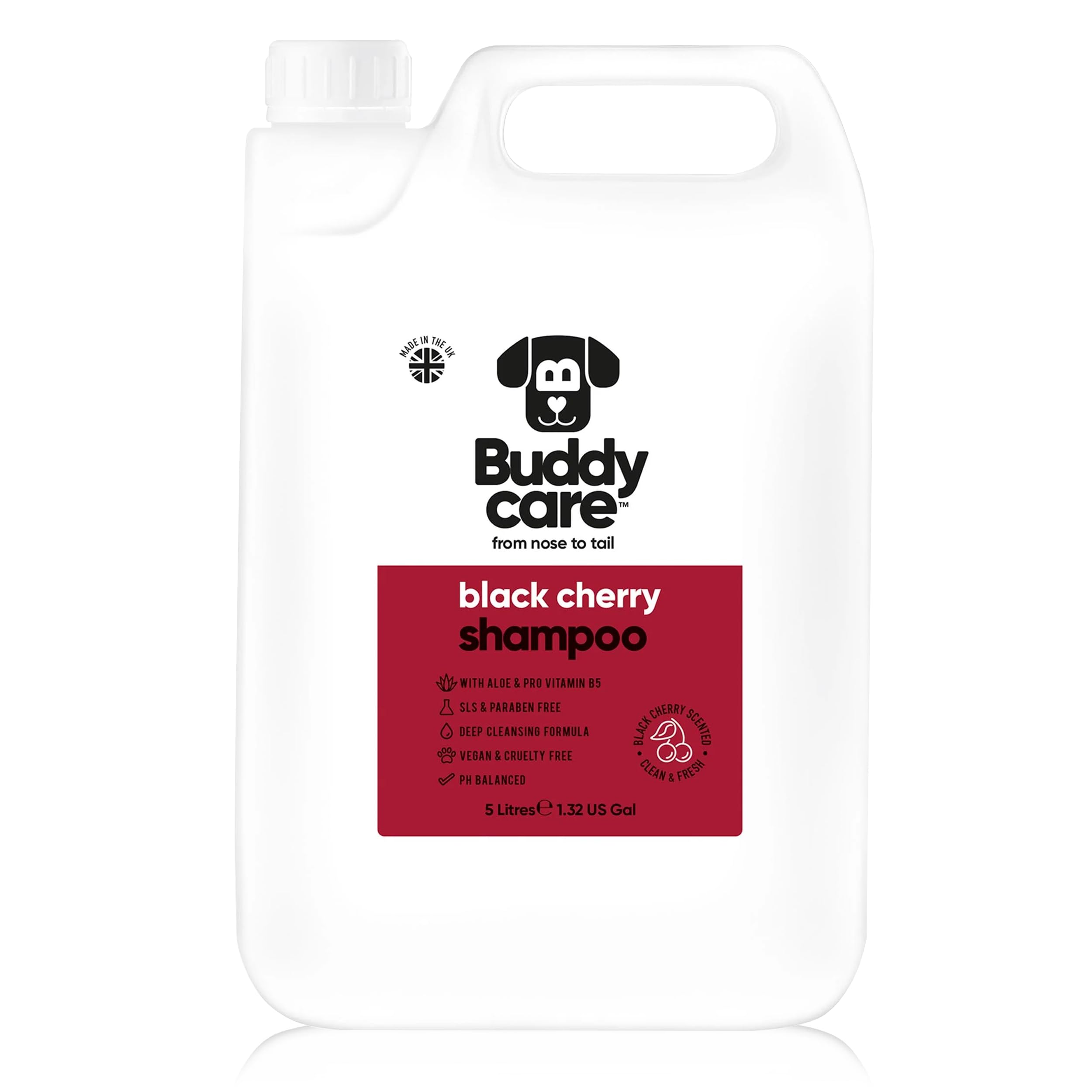 2in1 Hundeshampoo und Conditioner von Buddycare (500ml) - Praktisches Hundeshampoo langhaar und welpen Shampoo Mit Aloe Vera und Pro-Vitamin B5 Rückfettendes Shampoo Für Alle Hunderassen