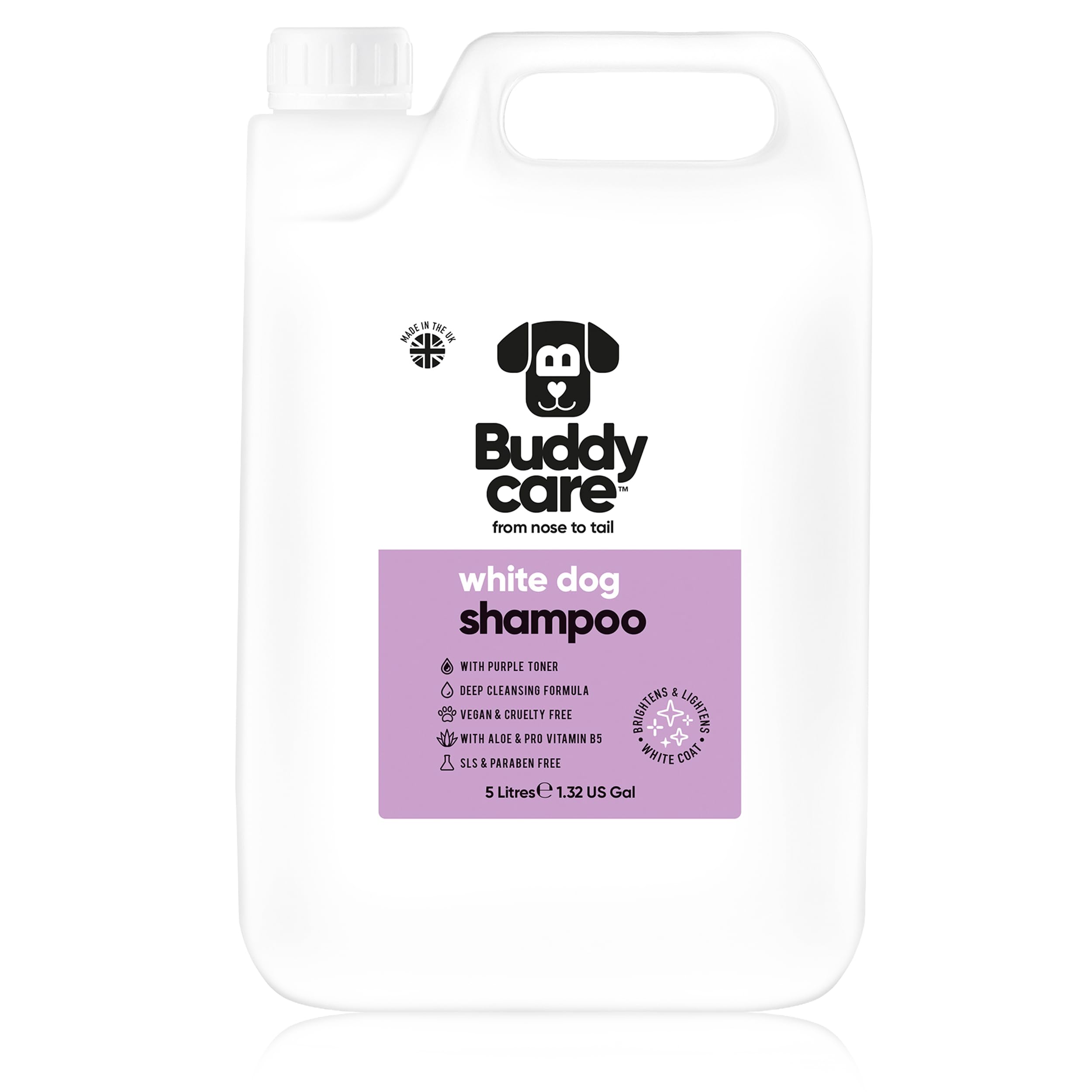 2in1 Hundeshampoo und Conditioner von Buddycare (500ml) - Praktisches Hundeshampoo langhaar und welpen Shampoo Mit Aloe Vera und Pro-Vitamin B5 Rückfettendes Shampoo Für Alle Hunderassen