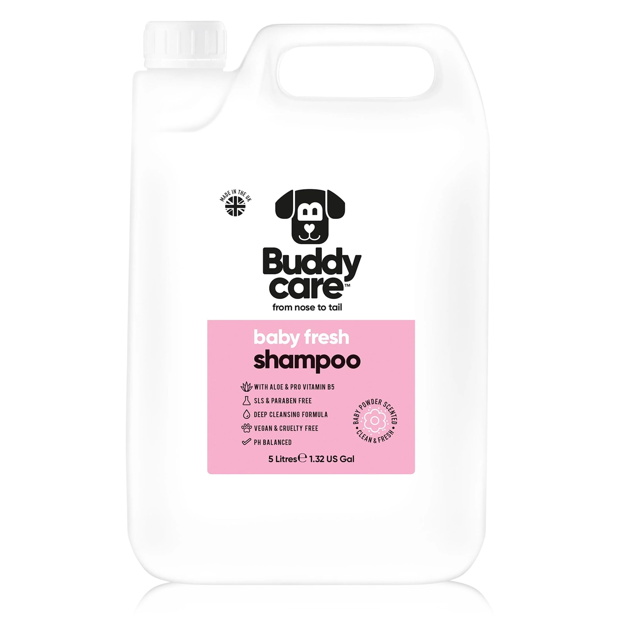 2in1 Hundeshampoo und Conditioner von Buddycare (500ml) - Praktisches Hundeshampoo langhaar und welpen Shampoo Mit Aloe Vera und Pro-Vitamin B5 Rückfettendes Shampoo Für Alle Hunderassen