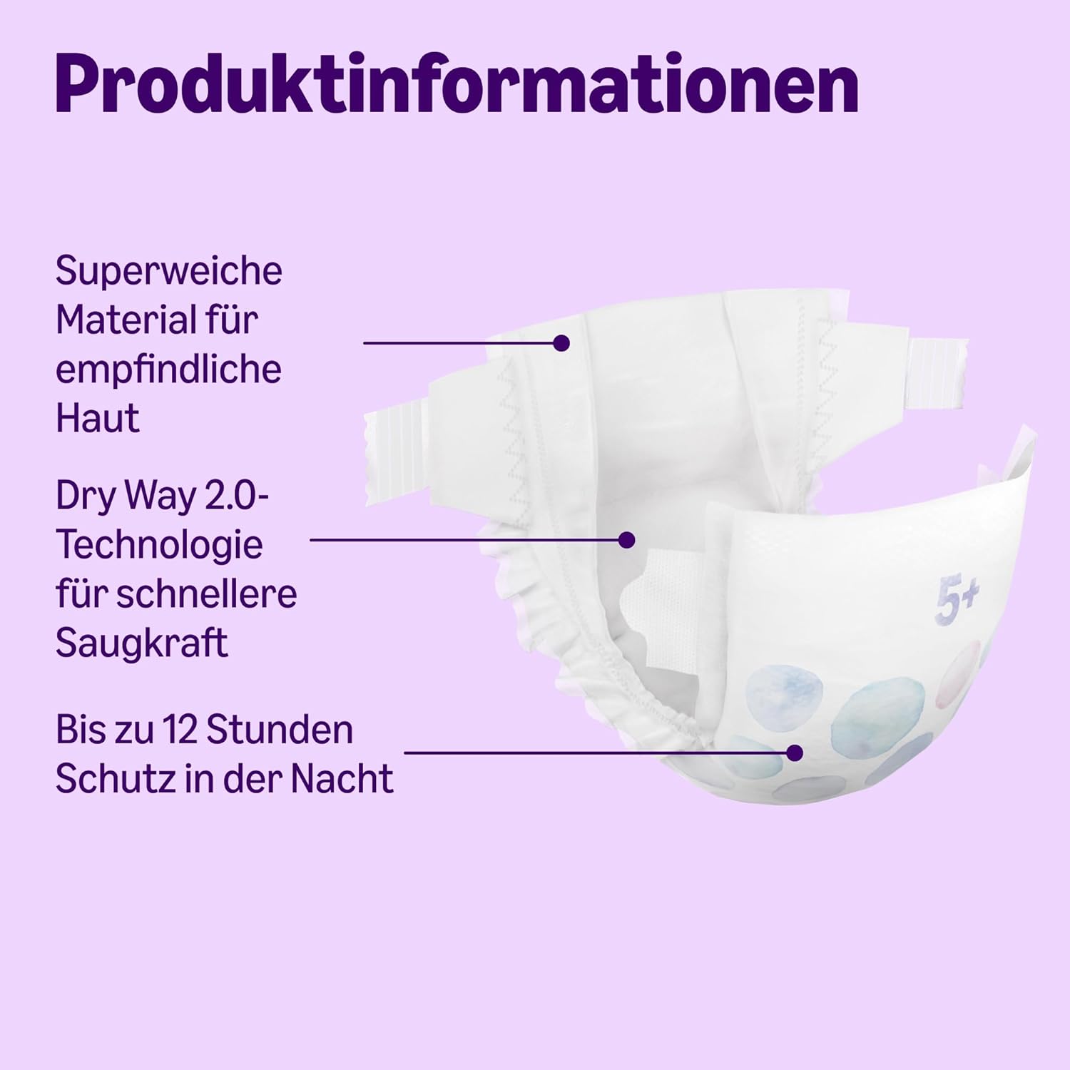 By Amazon Ultra Dry Windeln Größe 5 (10-16 kg) - MONATSBOX, Weiß, 152 Stück (2 Packungen mit 76) (Früher Unter Der Marke Mama Bear, Identisches Produkt)