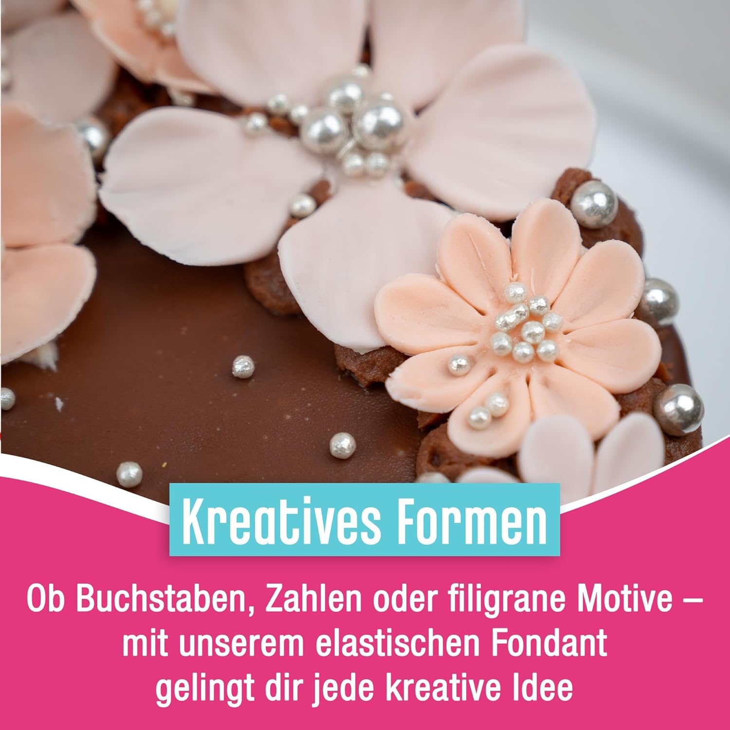 Decocino Fondant, Weiss, 250 g (1er Pack)