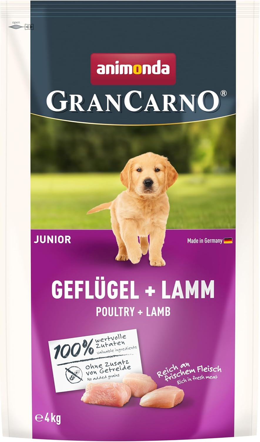 animonda GranCarno Adult Deftige Variation (6 x 800 g), Hundenassfutter für ausgewachsene Tiere, Nassfutter für Hunde mit 100% frischen, fleischlichen Zutaten, Hundefutter ohne Getreide