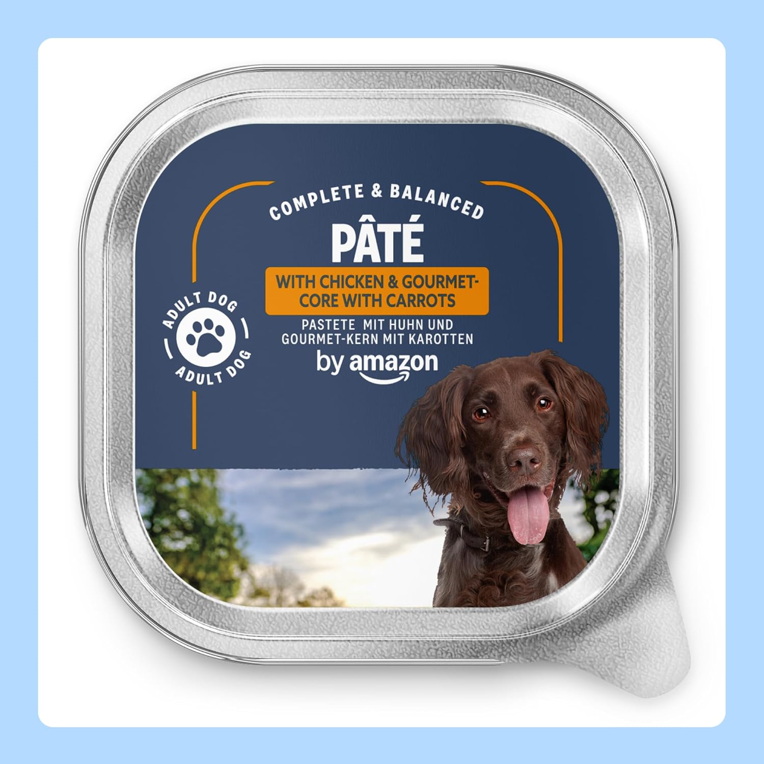 by Amazon Nassfutter für Hunde, Pastete Gemischt, 300g, 20er-Pack
