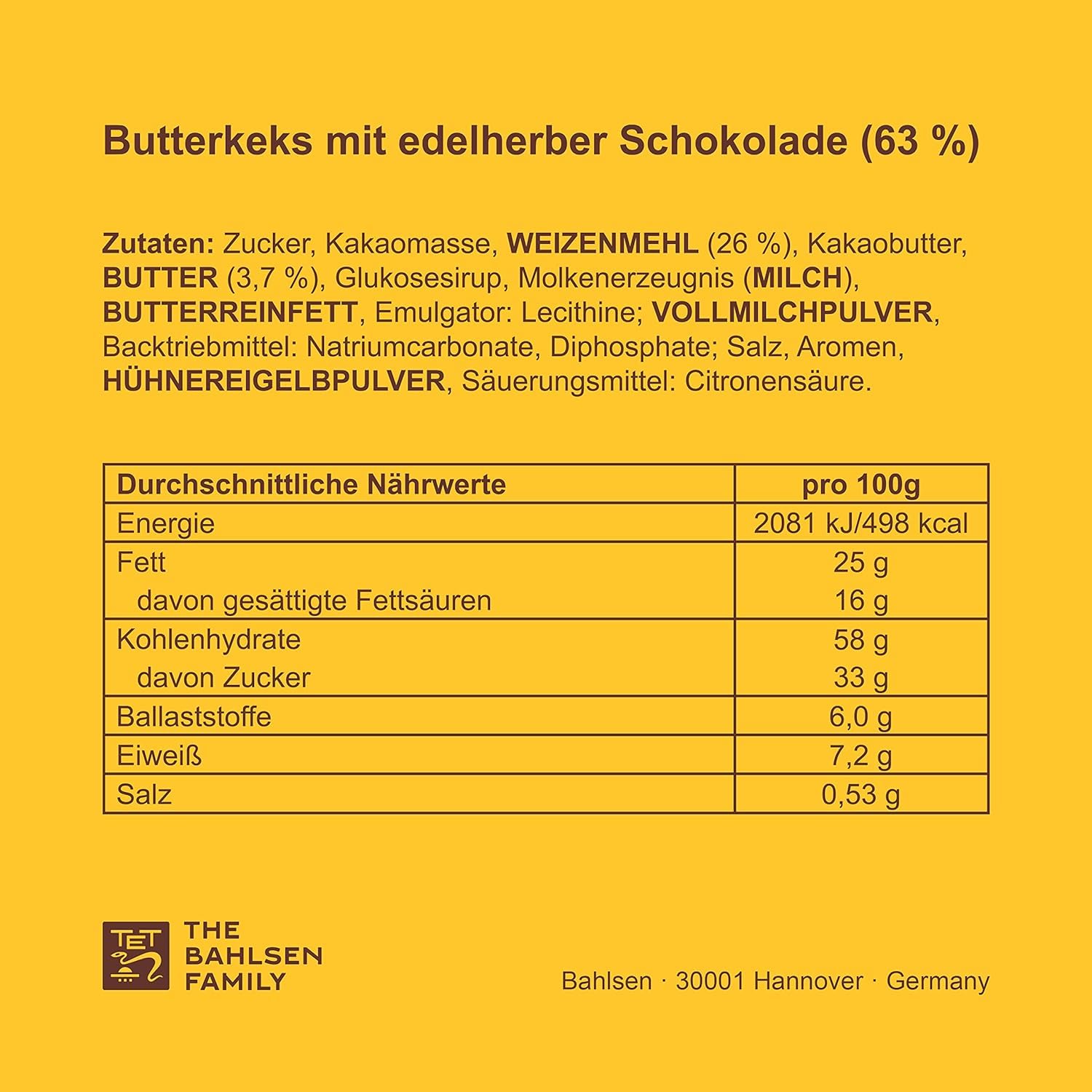 LEIBNIZ Original Butterkeks, 22er Snack Pack, die Nr 1 unter den Butterkeksen, knusprige Kekse in praktischer Großpackung (22 x 50 g), perfekt für unterwegs