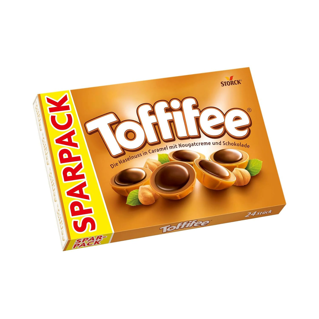 Toffifee White Chocolate – 1 x 125 g – Haselnuss in Karamell mit heller Creme und weißer Schokolade – ideal zum gemeinsamen Naschen und Teilen