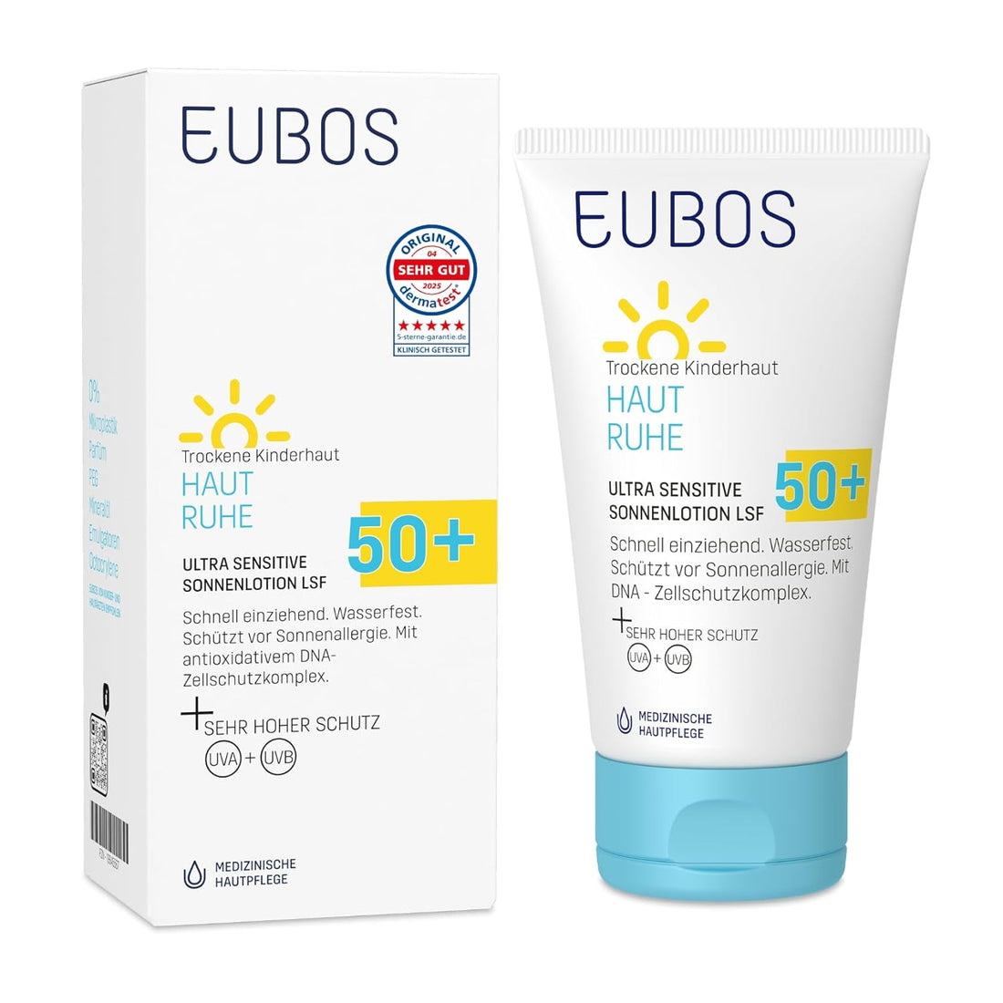 EUBOS Kinder Haut Ruhe Lotion, 125 ml Lotion