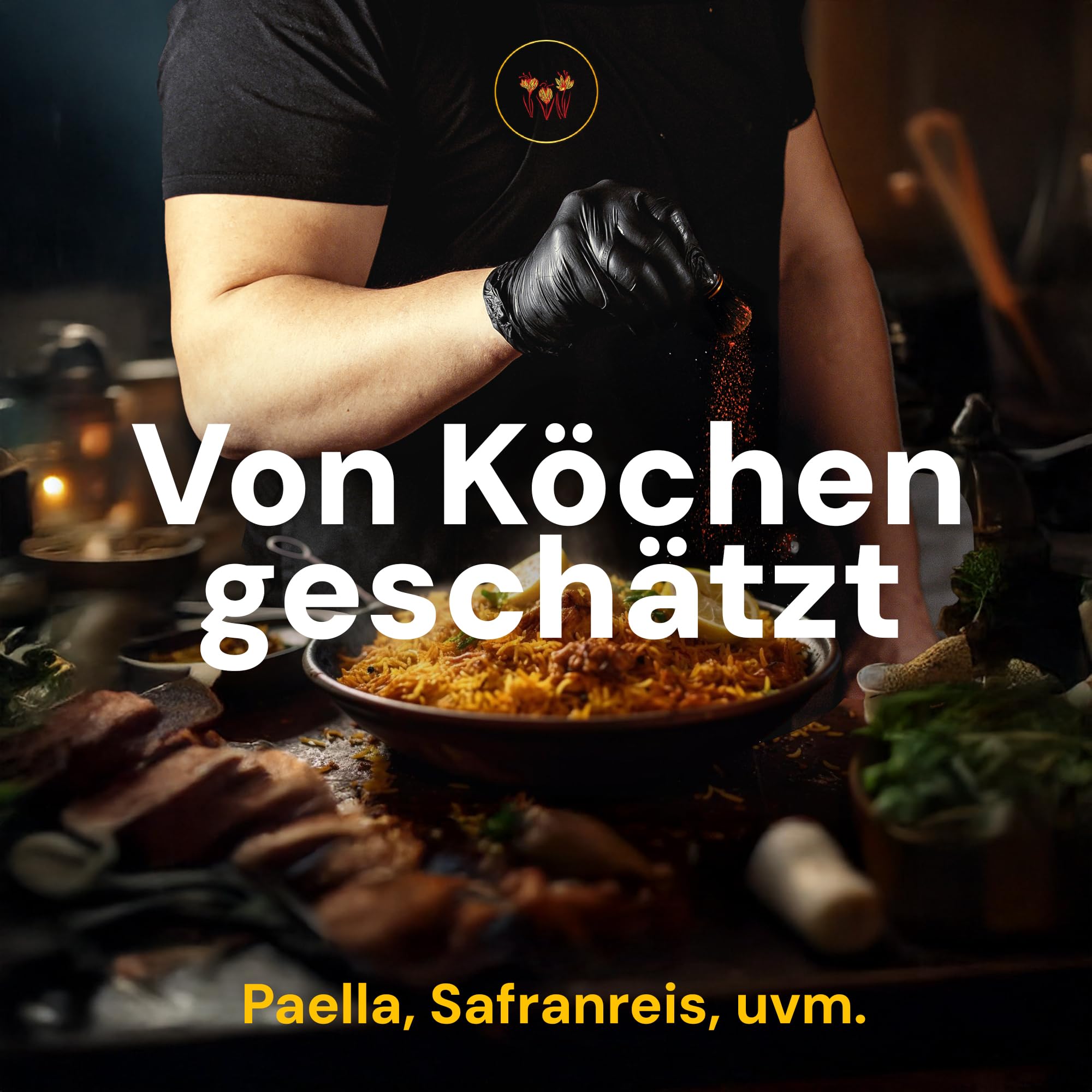 Safran Fäden, 5g Premium Safranfäden der höchsten Qualitätsstufe - Klasse 1 (Super Negin)