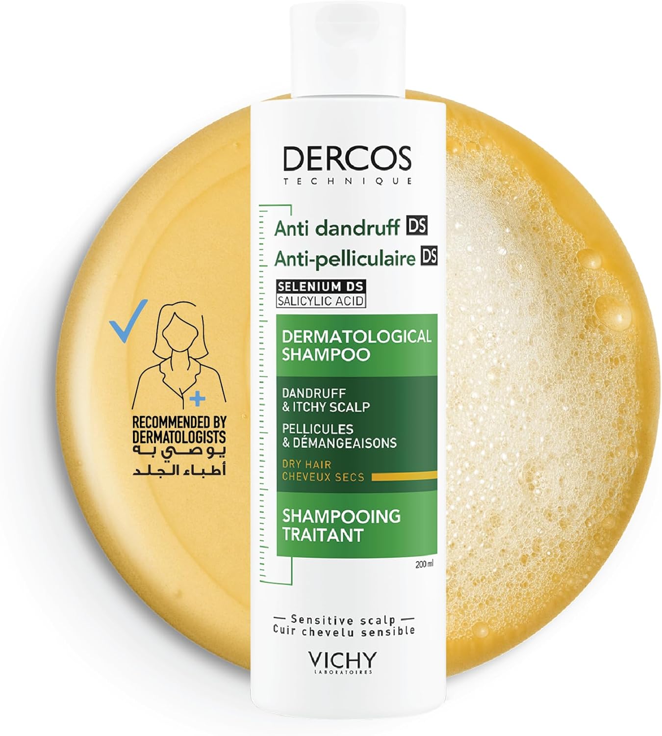 Vichy Dercos Anti Dandruff Shampoo for Dry hair