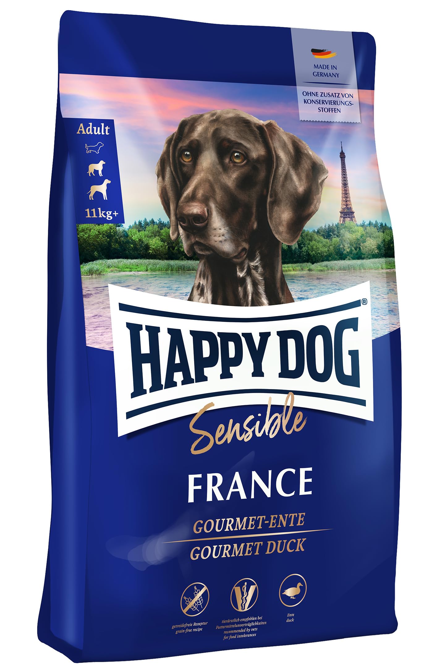 Happy Dog Sensible Neuseeland - M - Trockenfutter, Hundefutter - Geschmacksrichtung Lamm - 12,5kg