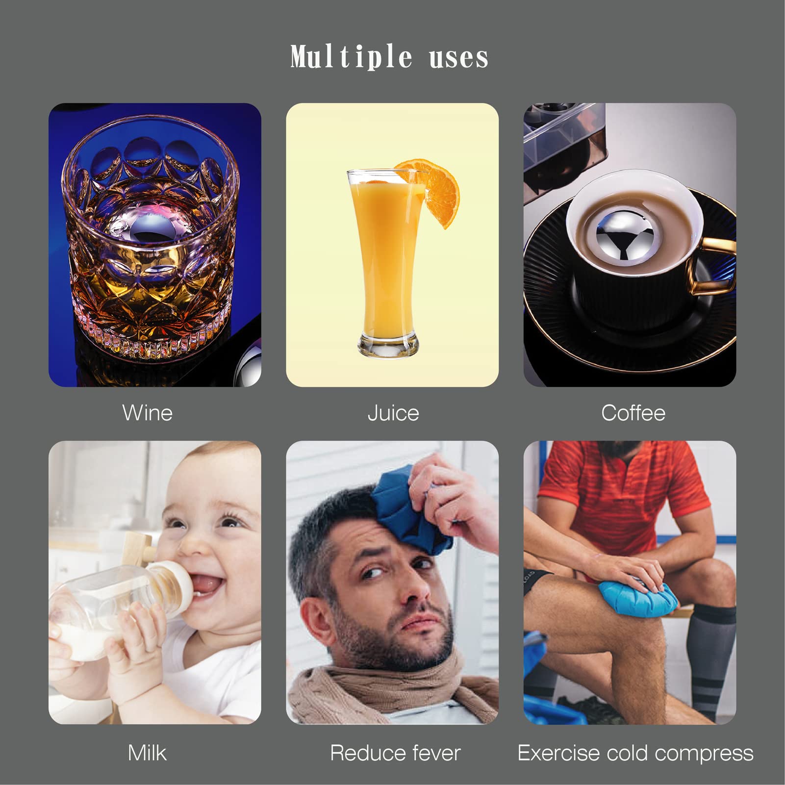 Geschenke für Männer Vatertagsgeschenke - Bullet Eiswürfel Edelstahl Wiederverwendbare Metall Whisky Steine für Jahrestag Und Geburtstag Personalisierte Geschenk für Ihn Ehemann Papa Freund (8Stück)