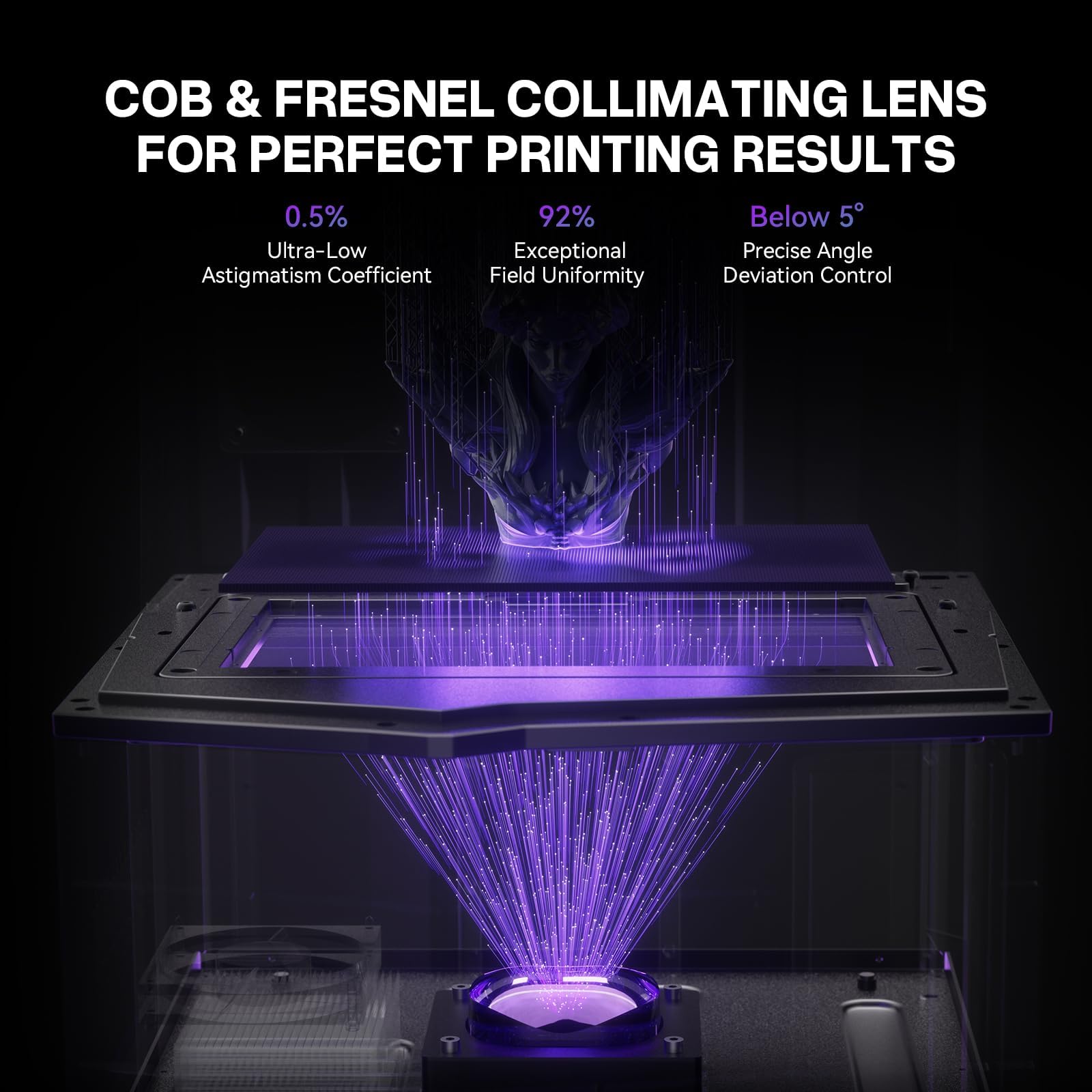 ELEGOO Saturn 4 Ultra 16K Resin 3D Printer, 10" 16K Mono LCD Resin Printer with Smart Mechanical Sensor, Heated Resin Tank, Auto-Leveling, 150mm/h Fast Printing, Print Size 8.33 × 4.66 × 8.66 Inch