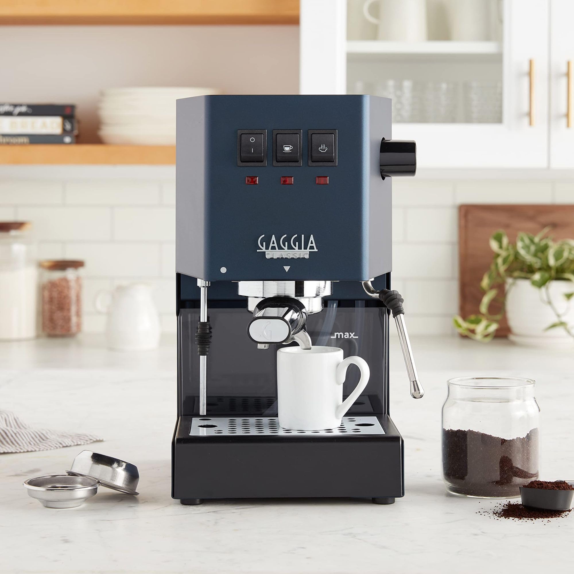 Gaggia RI9380/46 E24 Espresso Machine, Brushed Stainless Steel