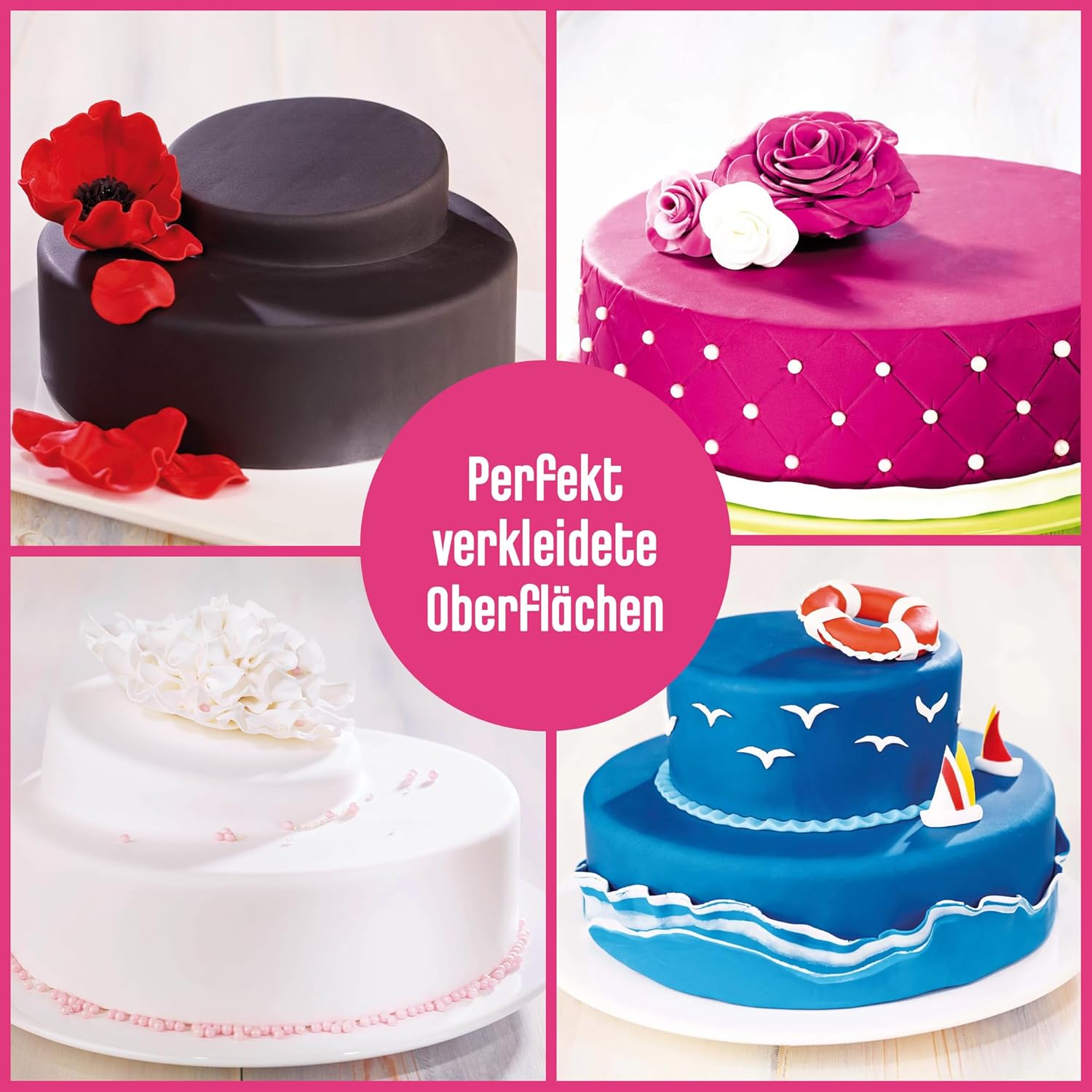 Decocino Fondant, Weiss, 250 g (1er Pack)