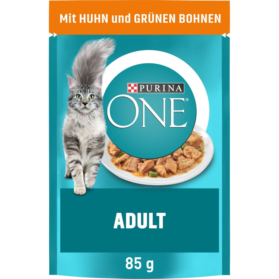 PURINA ONE Adult Katzenfutter nass, Sorten-Mix, 40er Pack (40 x 85g)
