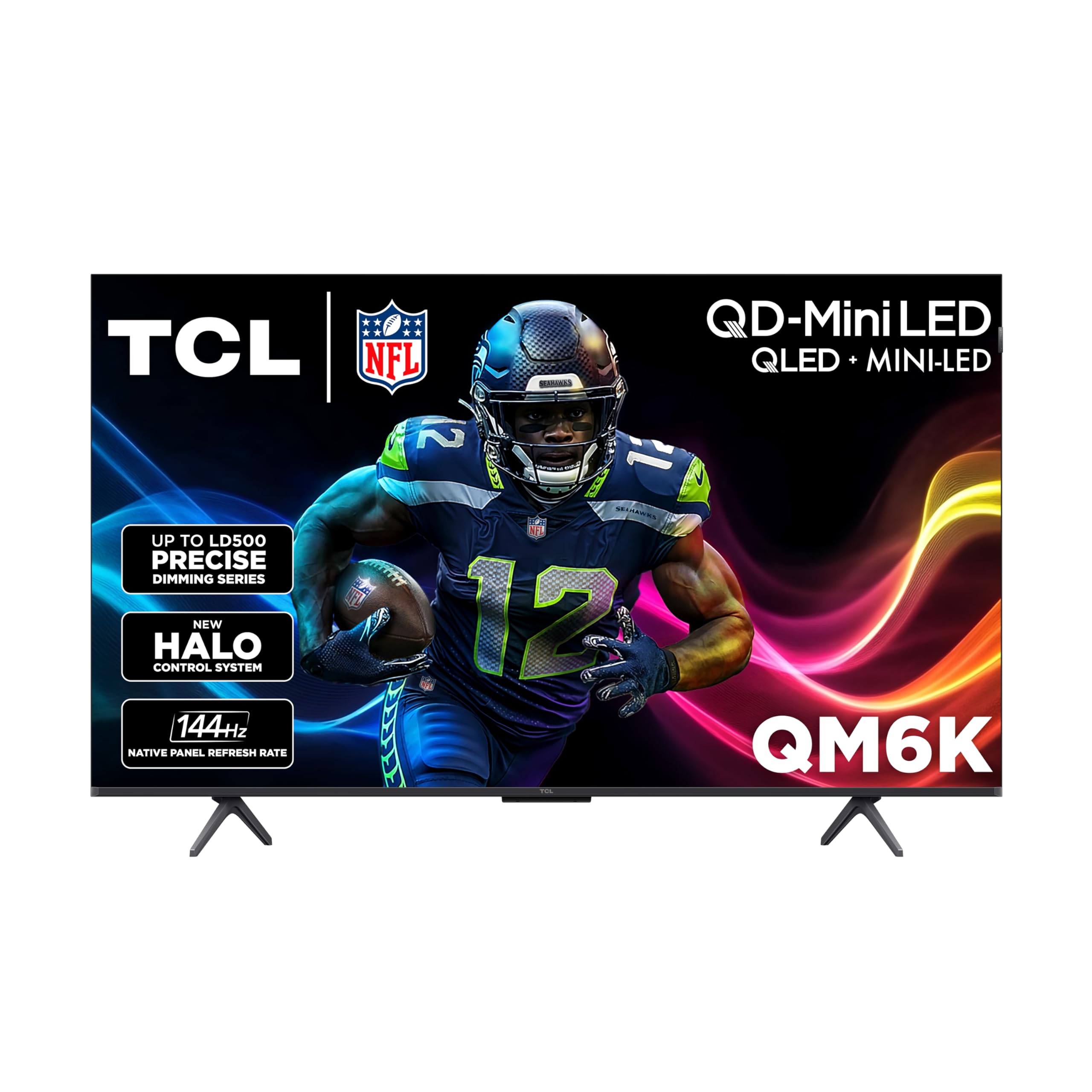 TCL 55 Inch Class QM6K Series | Mini LED QLED 4K HDR | 55QM6K, 2025 Model | 120HZ-144HZ High Brightness Smart Google TV Dolby Atmos Onkyo Audio | Voice Remote Alexa Gaming Streaming Television