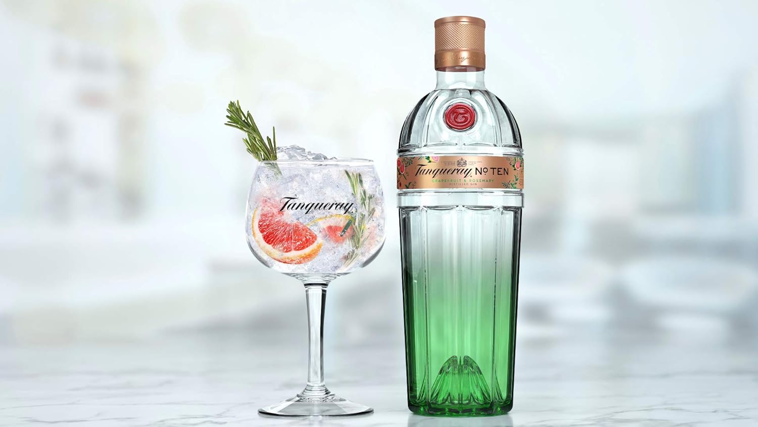 Tanqueray London Dry Gin | aromatischer Gin | 4-fach destilliert auf englischem Boden | 43,1% vol | 1000ml Einzelflasche