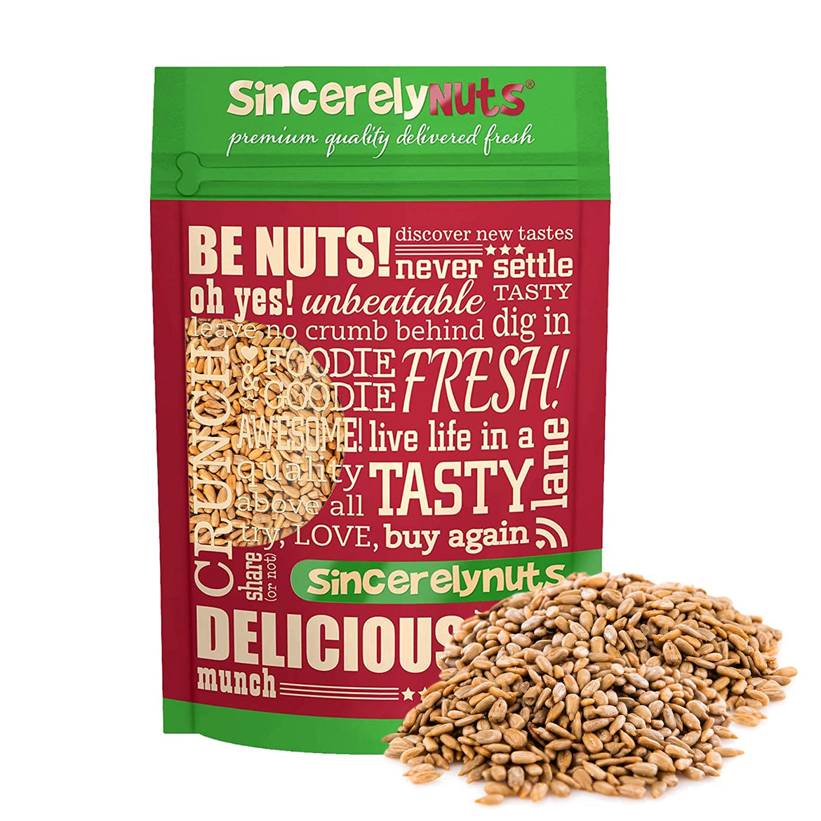 Sincerely Nuts Sunflower Seed Kernels Raw (No Shell) (5lb bag) | Delicious Antioxidant Rich Snack | Source of Protein, Fiber, Essential Vitamins & Minerals | Vegan and Gluten Free