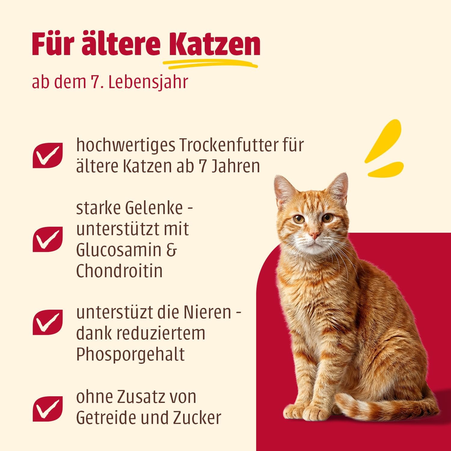 animonda Carny Katzen Trockenfutter Huhn und Rind (1 x 1,75 kg), Trockenfutter für ausgewachsene Katzen ohne Zucker und Getreide, mit frischem Hühnerfleisch und Rinderprotein