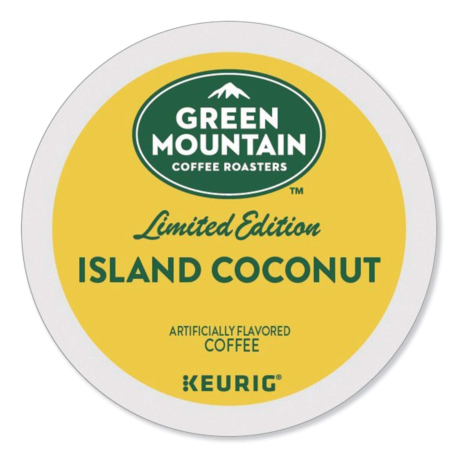 Green Mountain Coffee Roasters Caramel Vanilla Cream Keurig Single-Serve K-Cup pods, Light Roast Coffee, 72 Count