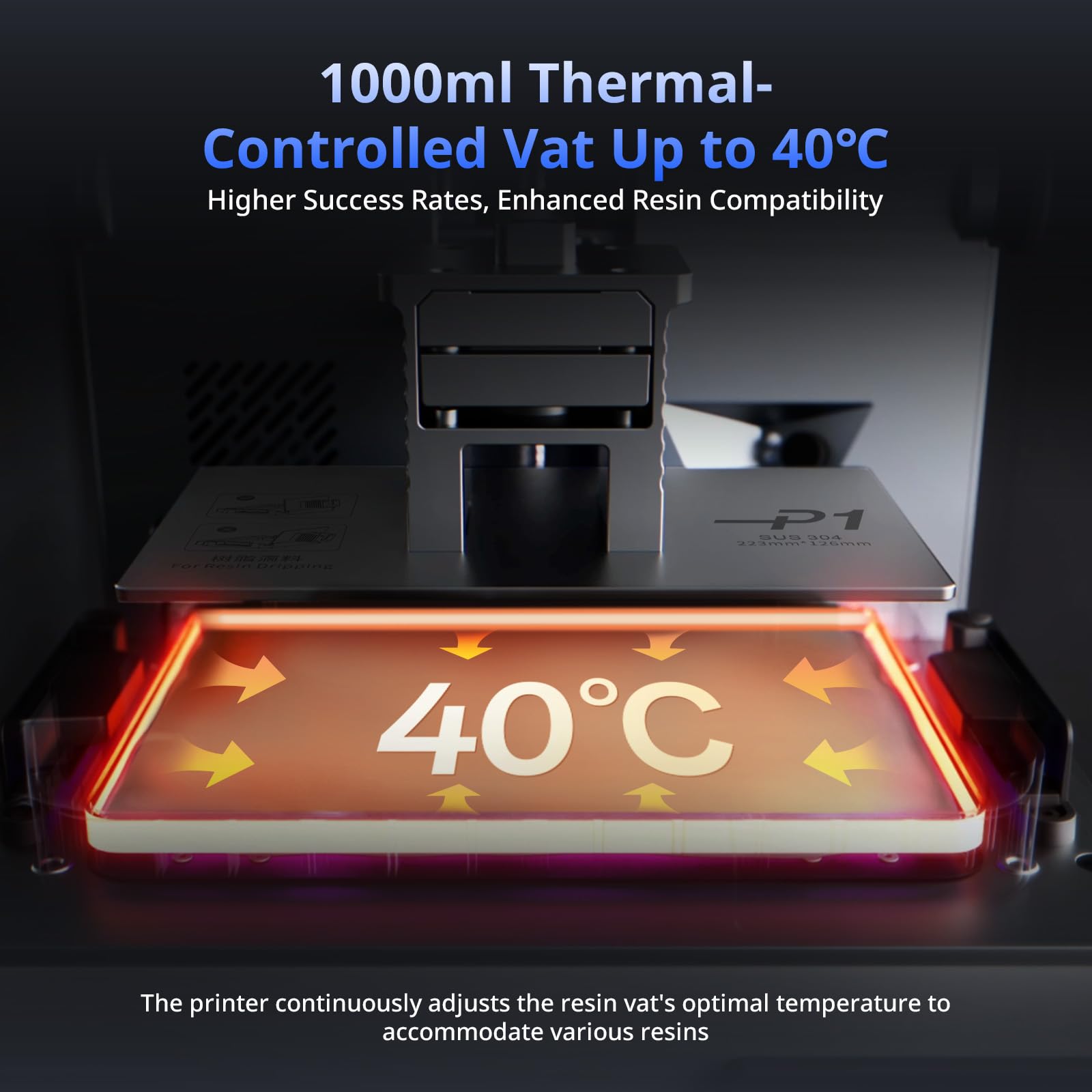 ANYCUBIC 10K Resin 3D Printer, Photon Mono 4 LCD 3D Printer with 7-inch Mono Screen, Upgraded LighTurbo Matrix and Printing Platform, Printing Size of 6.04''x3.42''x6.49''