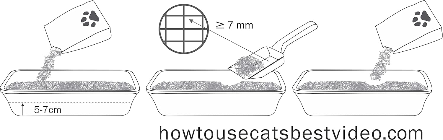 Cat’s Best Original Katzenstreu, 100% pflanzliches Katzenklumpstreu mit maximaler Saugfähigkeit – bekämpft Gerüche natürlich und aktiv, 8,6 kg/20 l (Verpackung kann variieren)